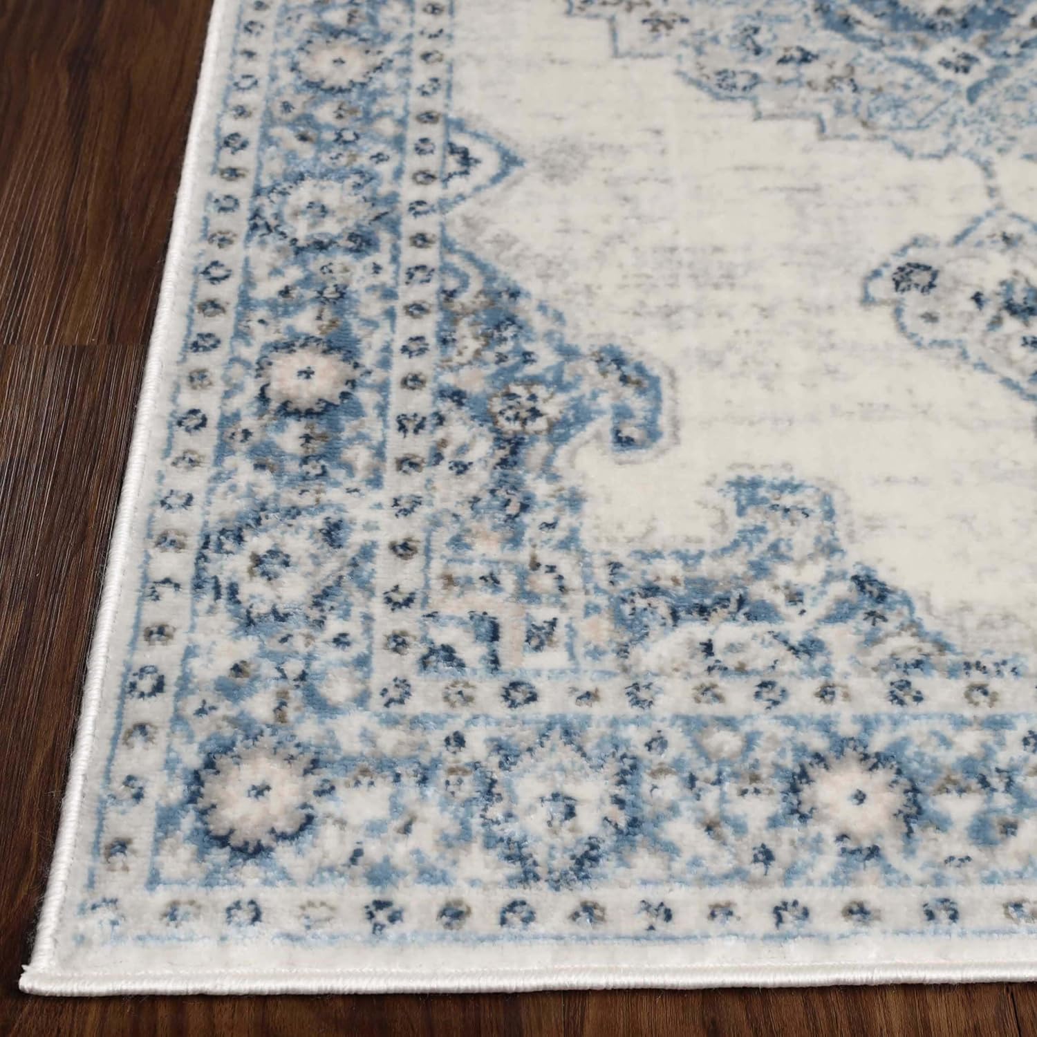 SUPERIOR Demelza – Alfombra interior con respaldo de algodón, perfecta para pasillos, entrada, oficina, sala de estar, madera dura, azulejos o