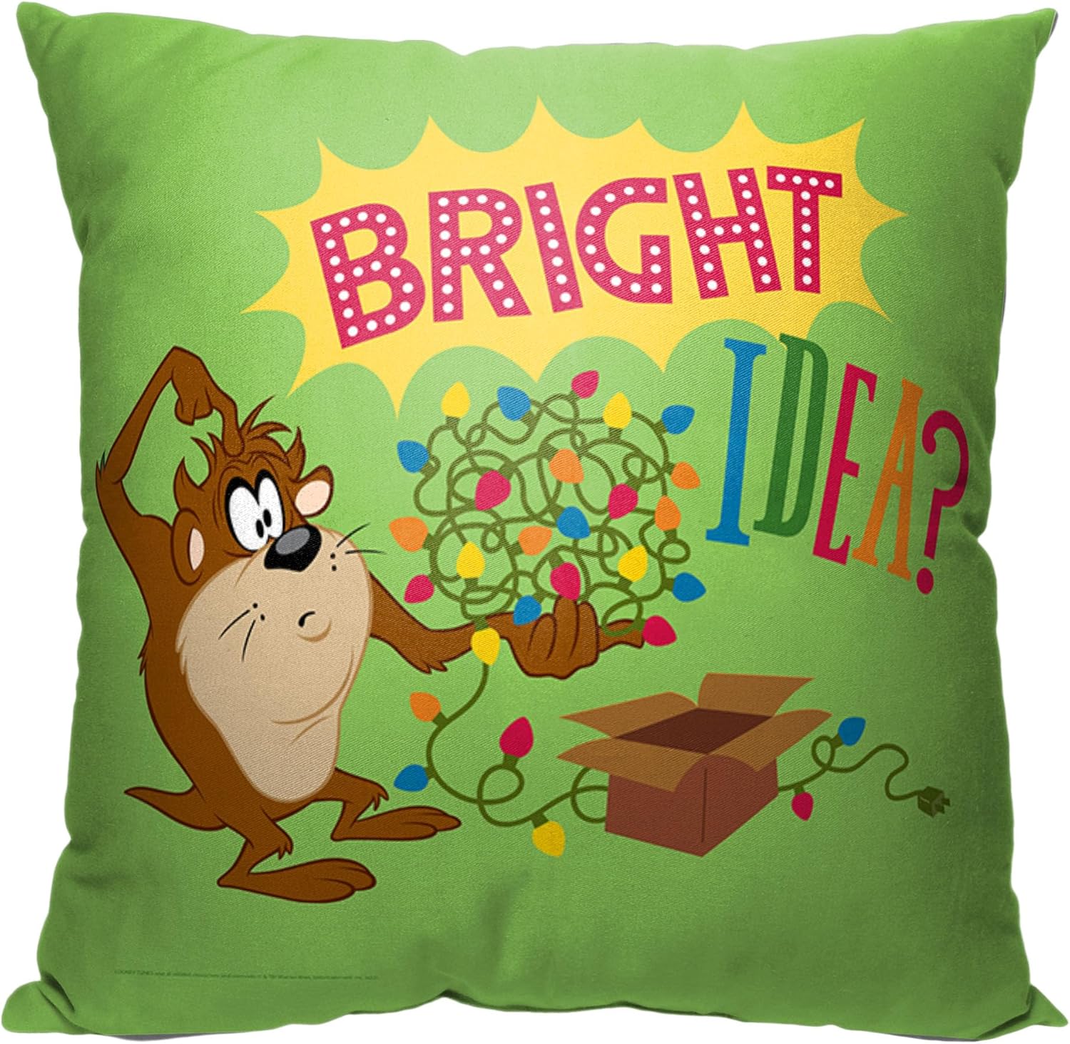 Northwest Warner Bros. Looney Tunes almohada, 18 x 18 pulgadas, idea brillante