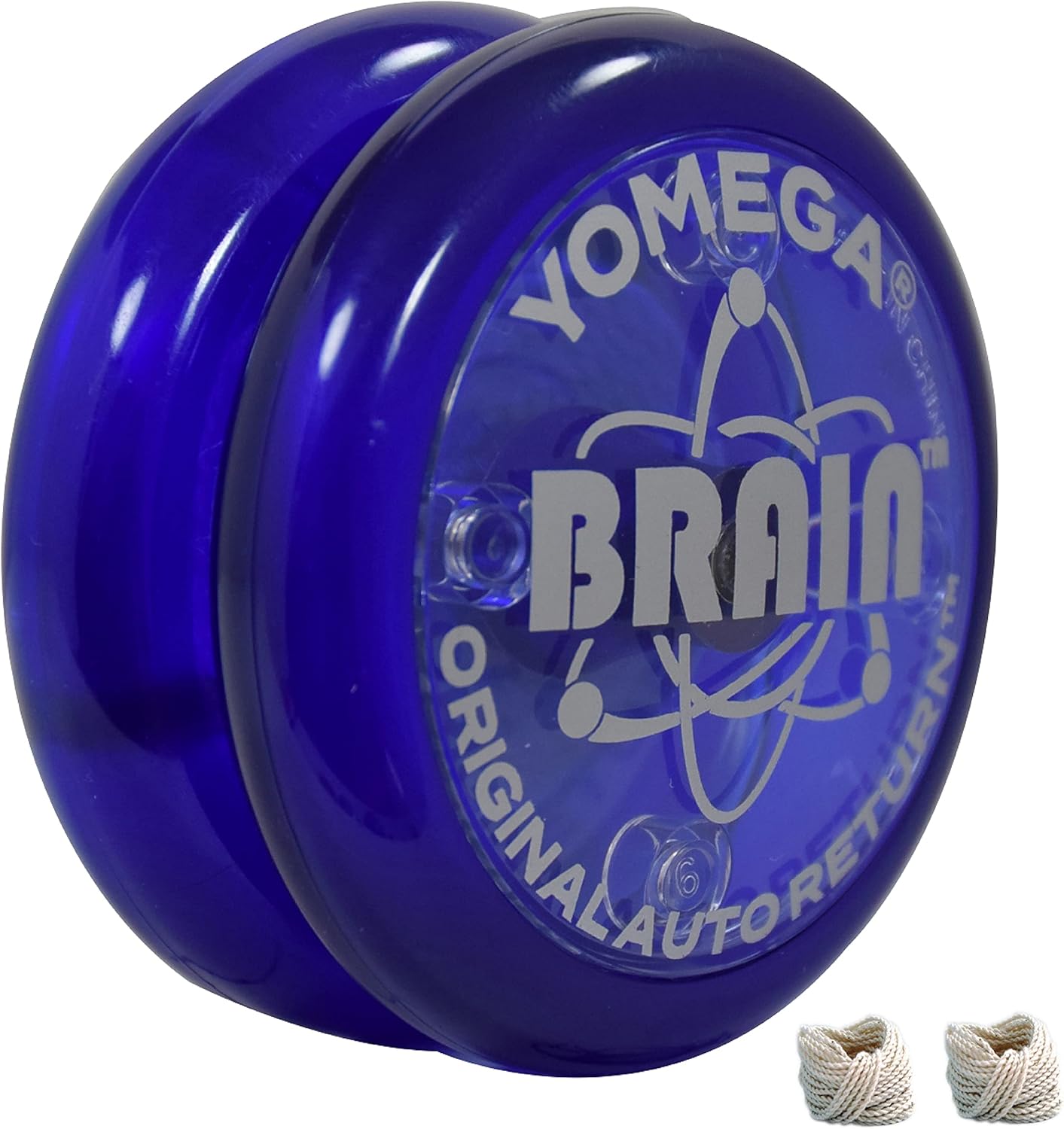 Yomega The Original Brain – Yoyo profesional para niños y principiantes, retorno automático sensible, yoyo perfecto para trucos de cuerda + 2
