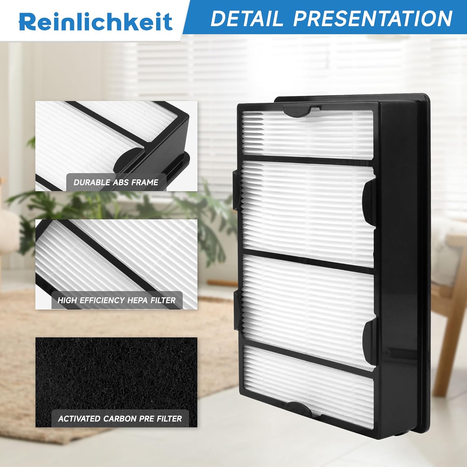 Paquete de 3 filtros de repuesto Hapf600 B compatibles con Holmes HAPF600D, HAPF600D-U2, HAP615, HAP650, HAP675