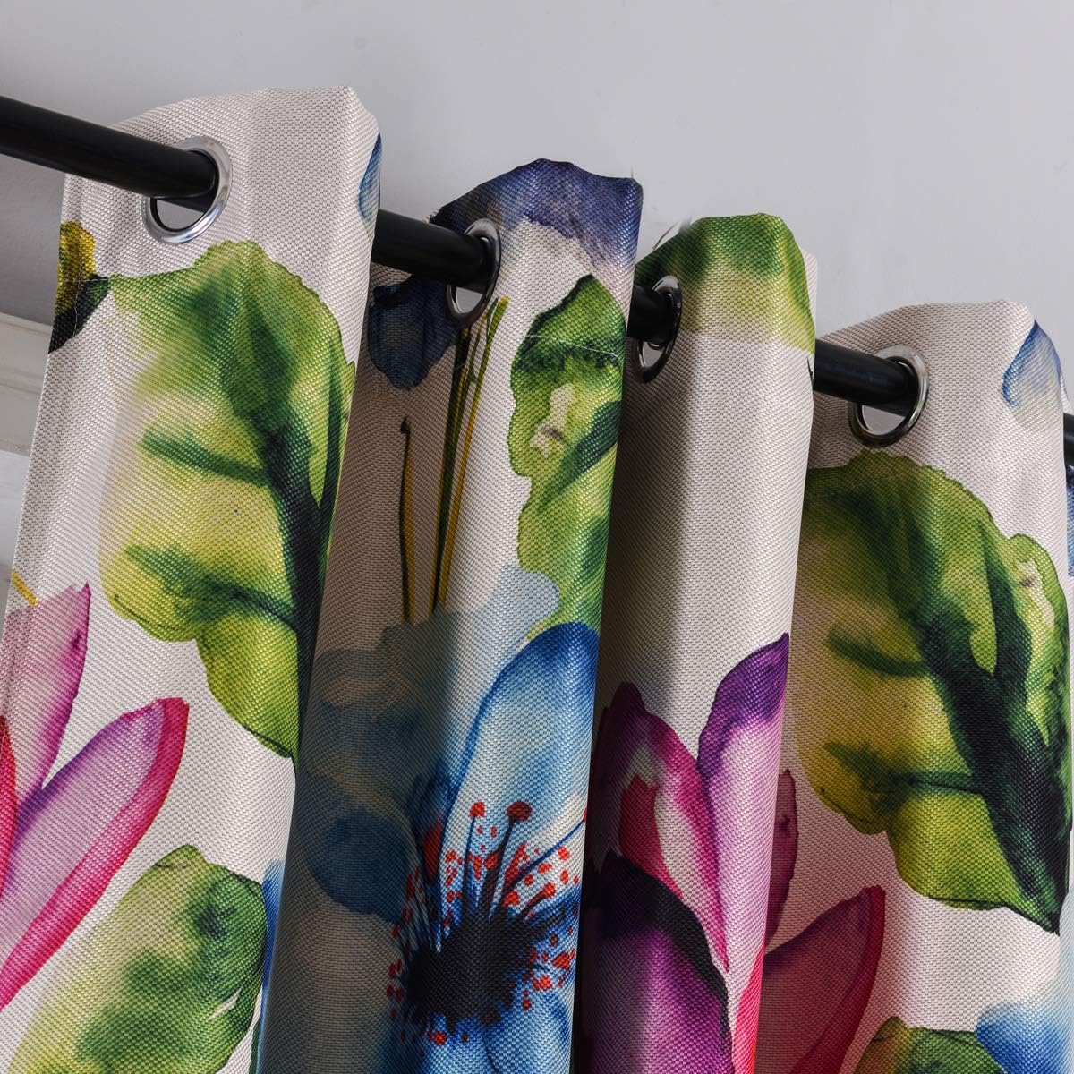 Taisier Home – Cortinas estampadas para sala de estar, impresión digital con diseño de moda, cortinas con ojales en la parte superior, perfectas