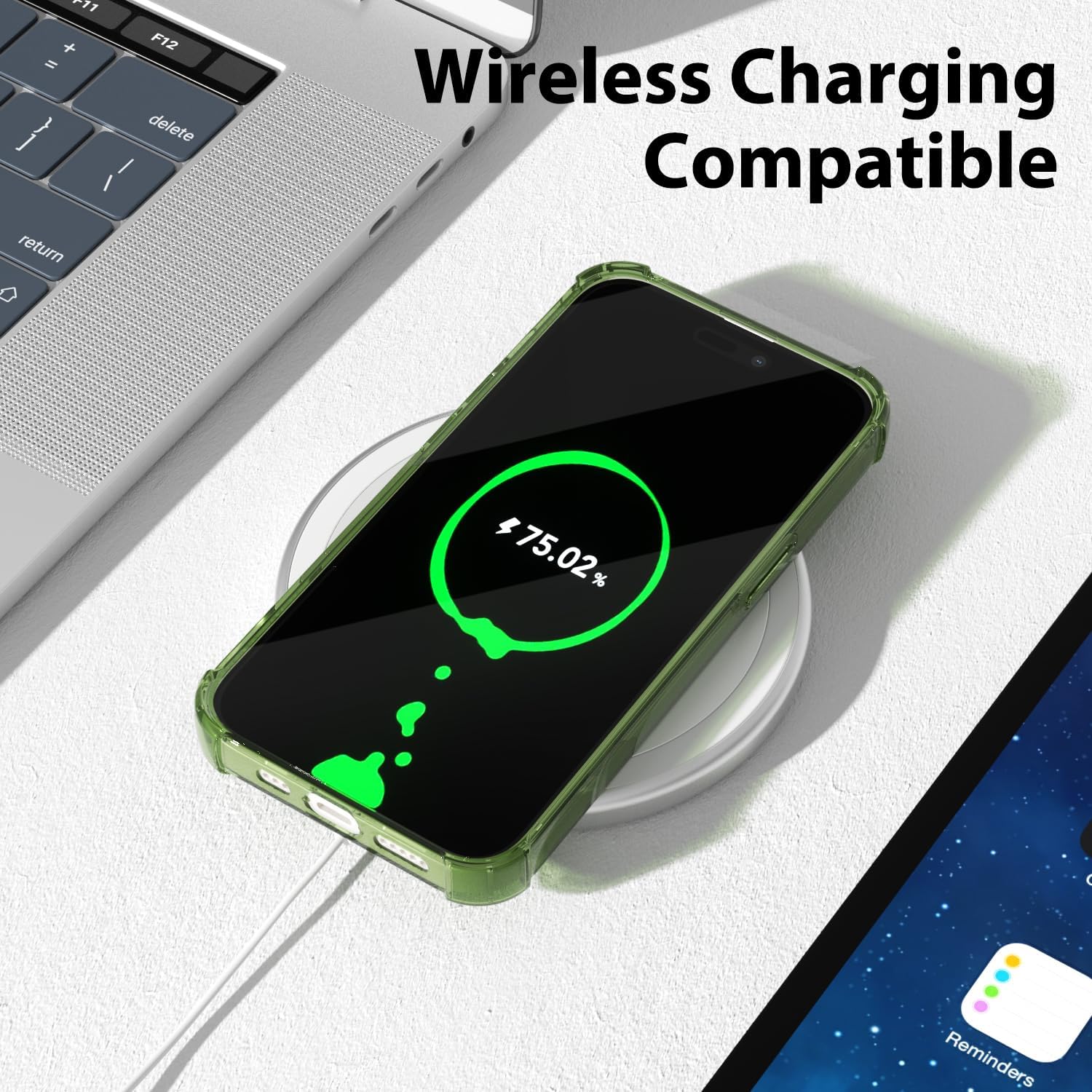 Funda transparente para iPhone 13 Pro Max, funda protectora de silicona transparente con diseño para mujer, diseño femenino lindo y simple, delgado,