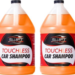 Swift – Champú de lavado de autos sin contacto (2 galones), no requiere cepillado, jabón de coche de alta espuma, resistente, detergente automático Swift – Champú de lavado de autos sin contacto (2 galones), no requiere cepillado, jabón de coche de alta espuma, resistente, detergente automático