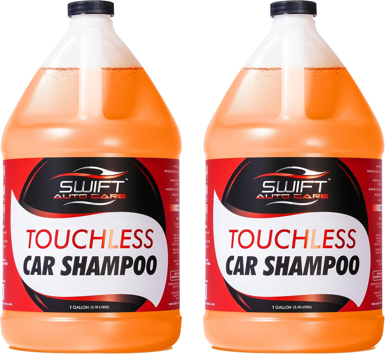 Swift – Champú de lavado de autos sin contacto (2 galones), no requiere cepillado, jabón de coche de alta espuma, resistente, detergente automático