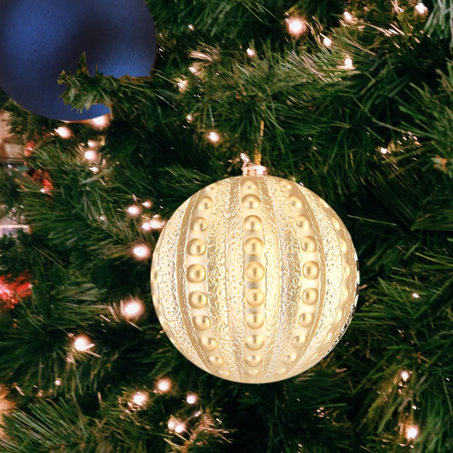 45 adornos de bola de Navidad de 2.36 pulgadas (2.362 in), bolas de plástico inastillables para árboles de Navidad, festivales, fiestas en casa y