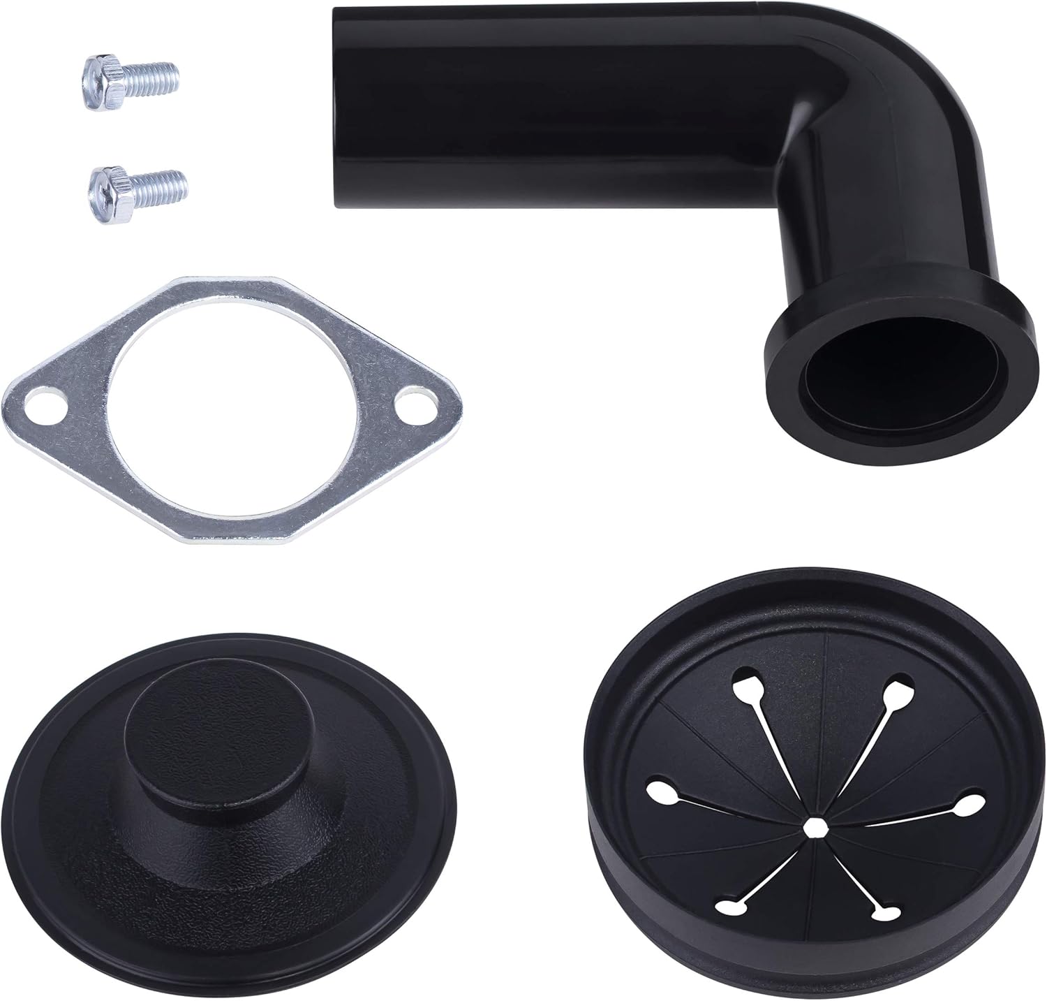 Waste Maid 10-US-WM-258-3B – Sistema de molienda de residuos de alimentos de acero inoxidable antiatascos, 12 HP de servicio medio, negro