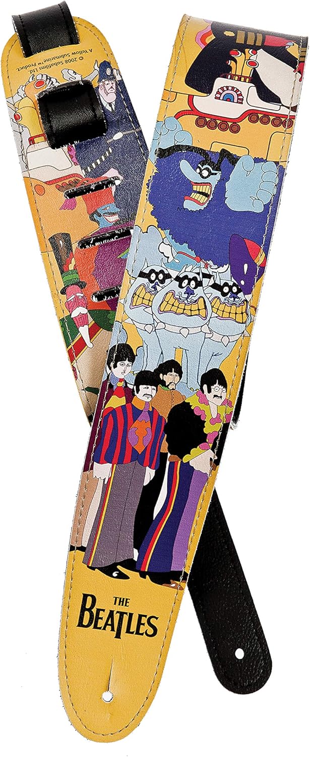 D’Addario Beatles – Correa para guitarra, color amarillo