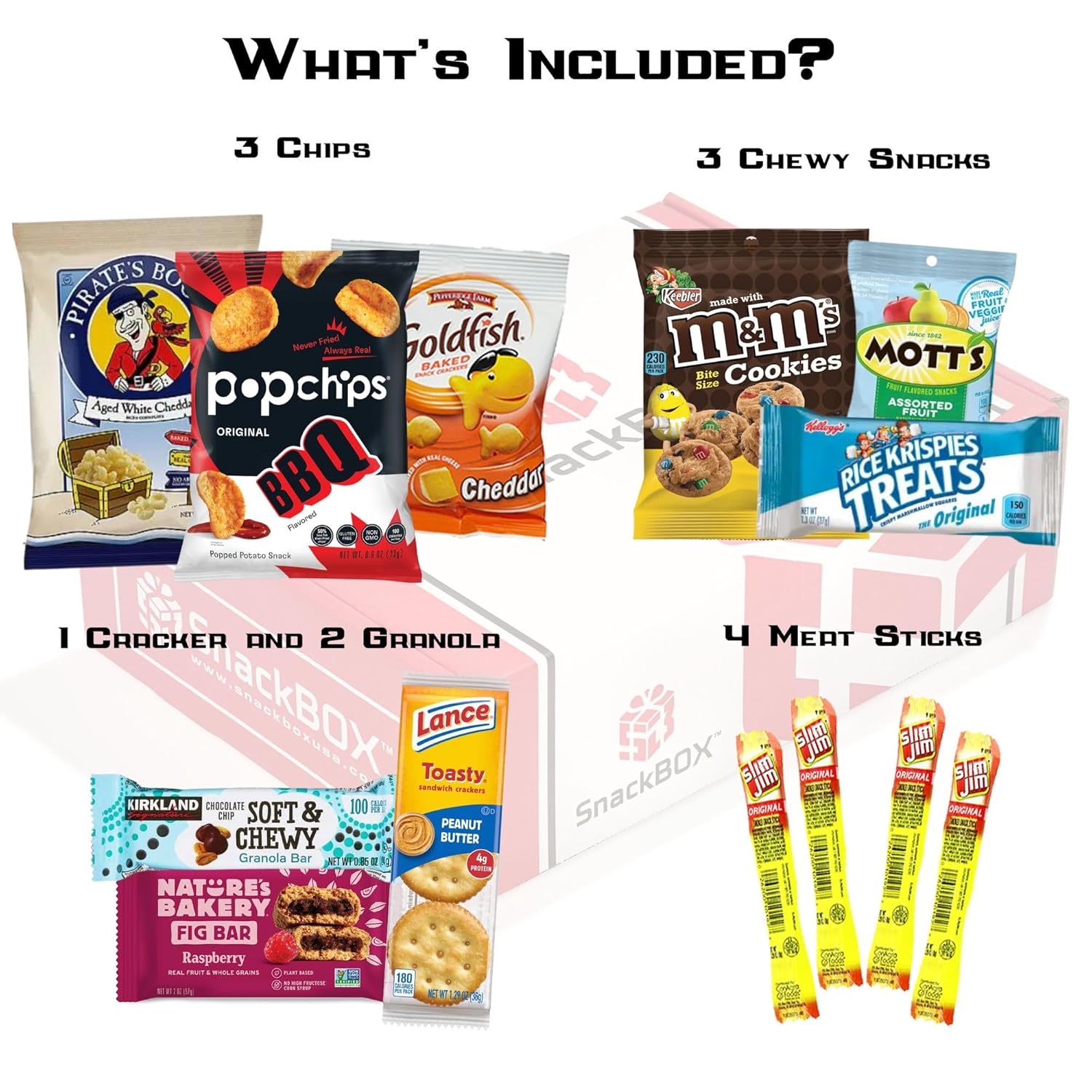 SnackBOX Paquete variado de cuidado dulce y salado (13 unidades)  Apreciación a los empleados, regalo para niños, adolescentes, exámenes finales,