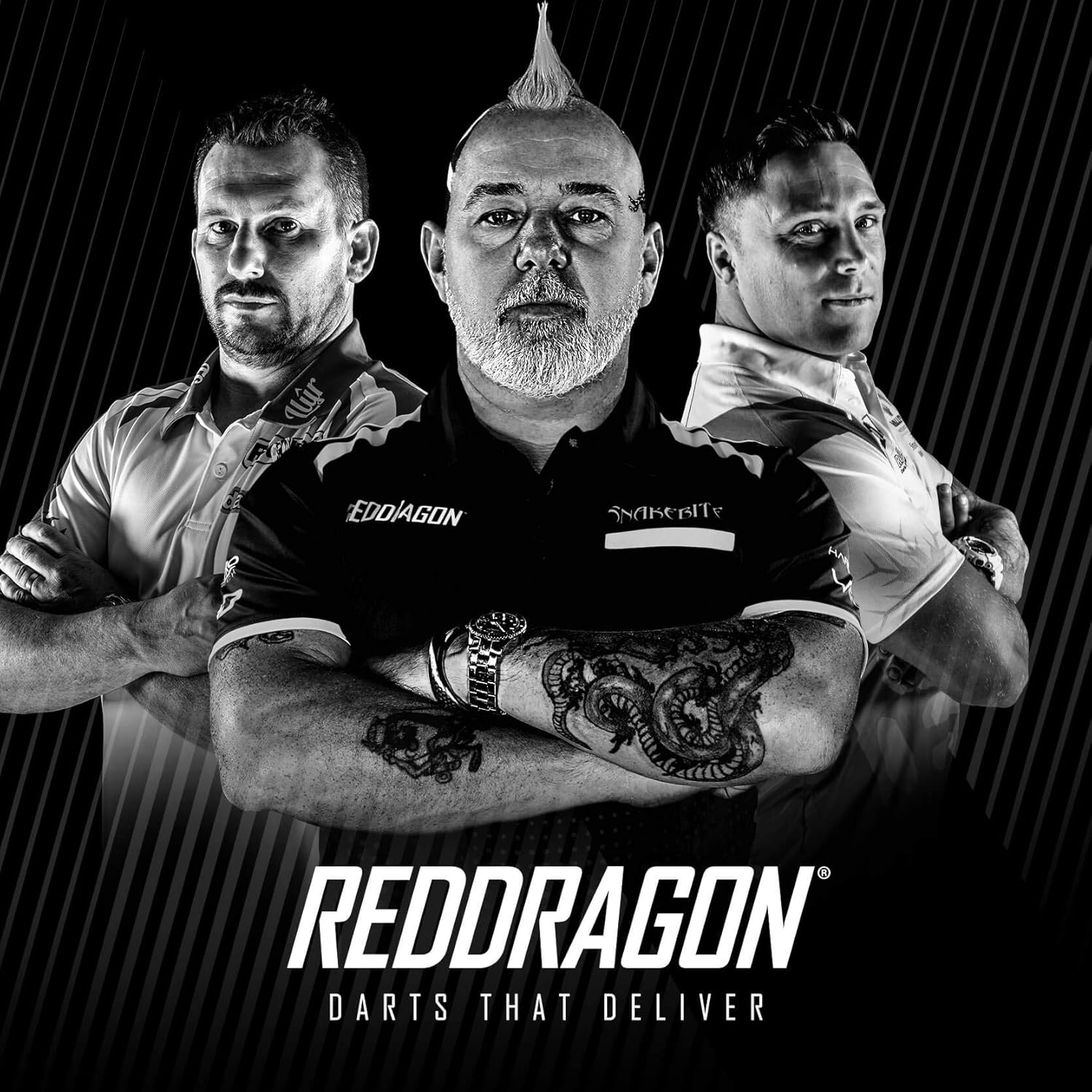 Red Dragon Reflex – Juego de dardos de tungsteno con vuelos y tallos