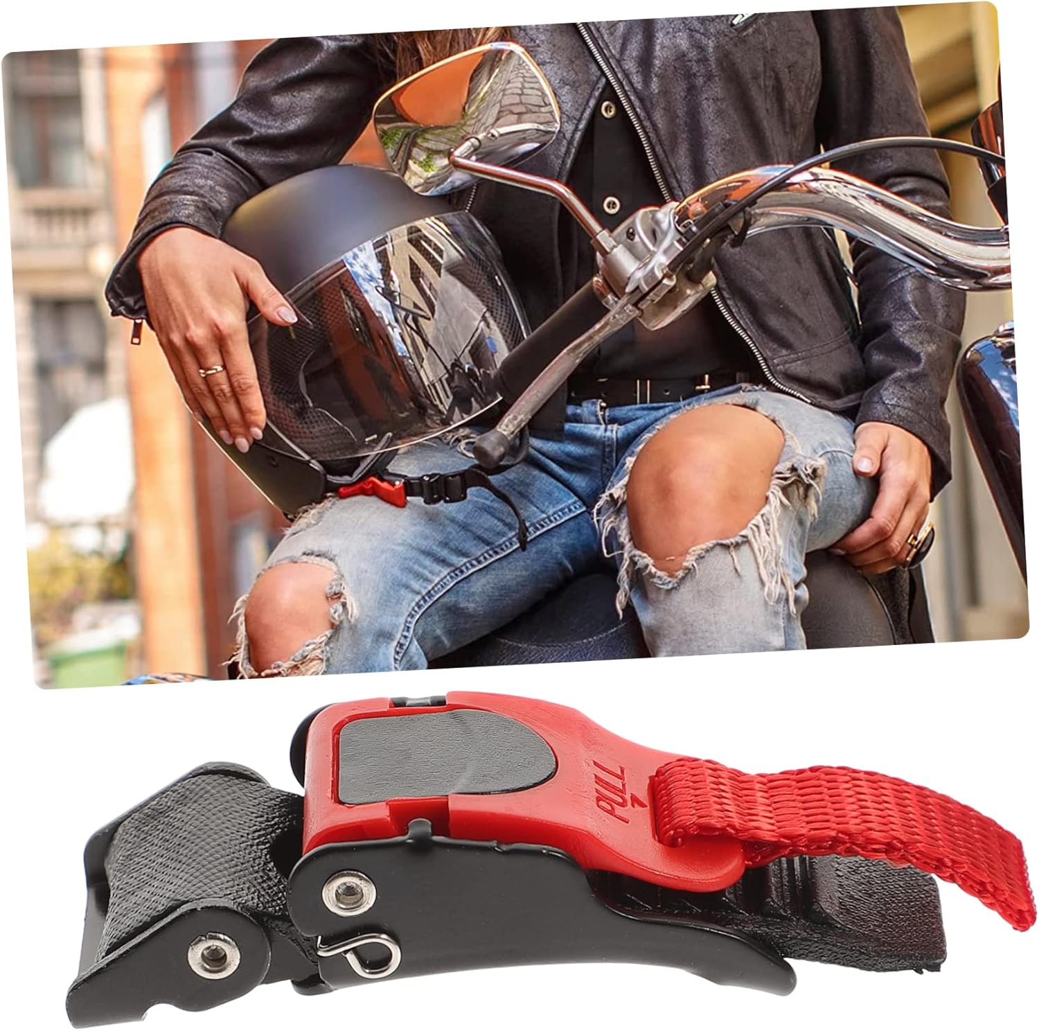 Vaguelly 2 unids correa de barbilla hebilla adaptador de liberación rápida necesidades especiales casco correa de seguridad hebilla casco hebilla de