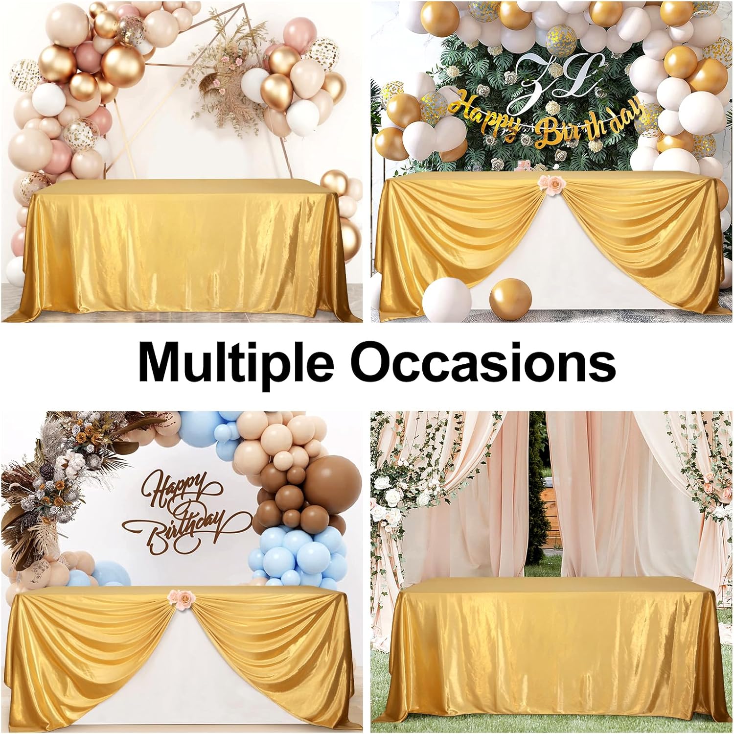 Mantel rectangular de lentejuelas de 60 x 102 pulgadas, mantel con purpurina brillante para fiestas, manteles decorativos brillantes para bodas,