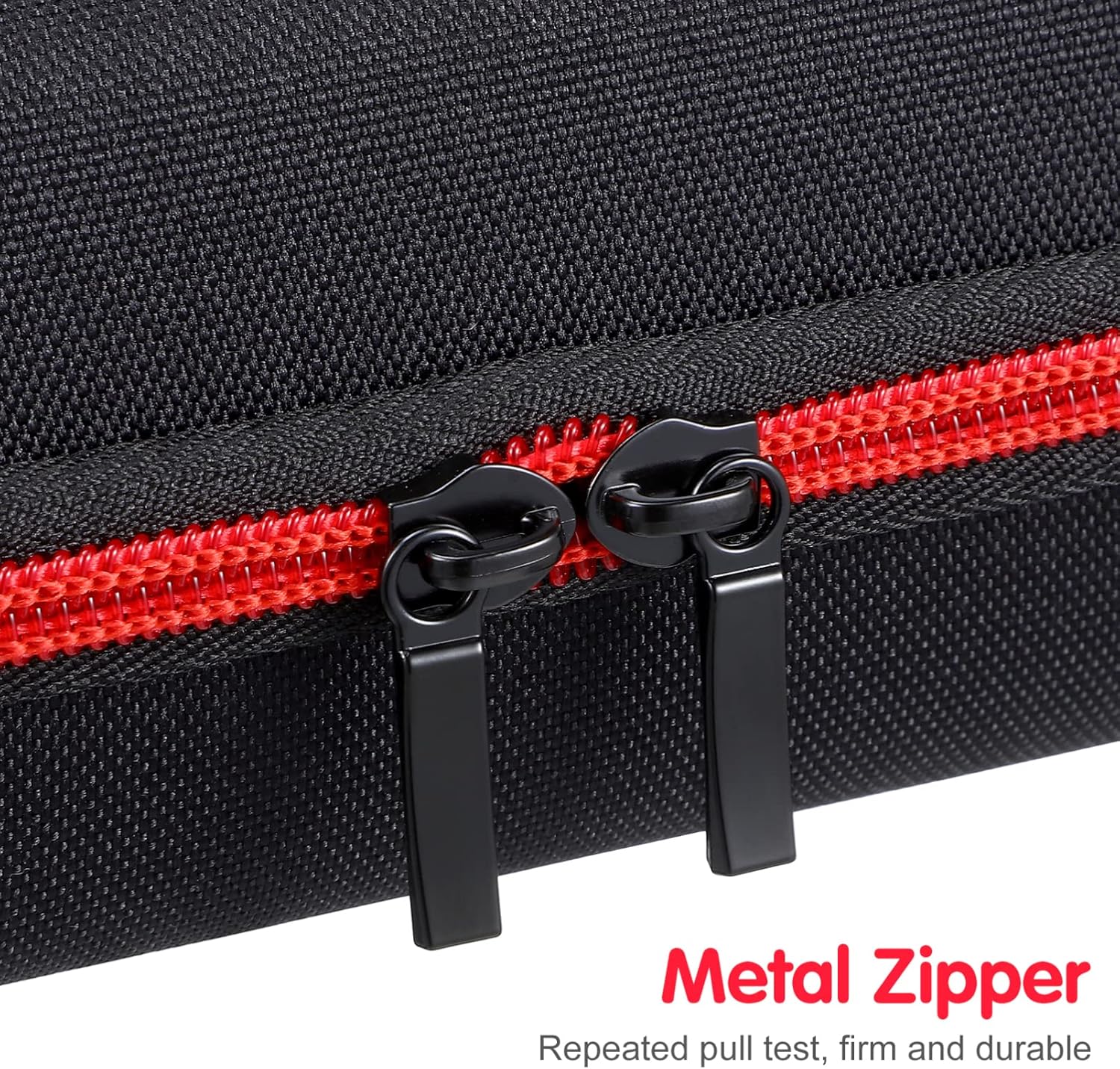 Bolsa de micrófono dual funda de micrófono de mano inalámbrica, bolsa de almacenamiento de micrófono portátil, con carcasa rígida de EVA exterior y