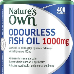 Nature’s Own Aceite de pescado sin olor 1000 mg 400 cápsulas Nature’s Own Aceite de pescado sin olor 1000 mg 400 cápsulas