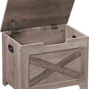 Baúl de almacenamiento, banco de almacenamiento con bisagra de seguridad, baúl de almacenamiento estilo granero, banco de entrada de madera, banco Baúl de almacenamiento, banco de almacenamiento con bisagra de seguridad, baúl de almacenamiento estilo granero, banco de entrada de madera, banco