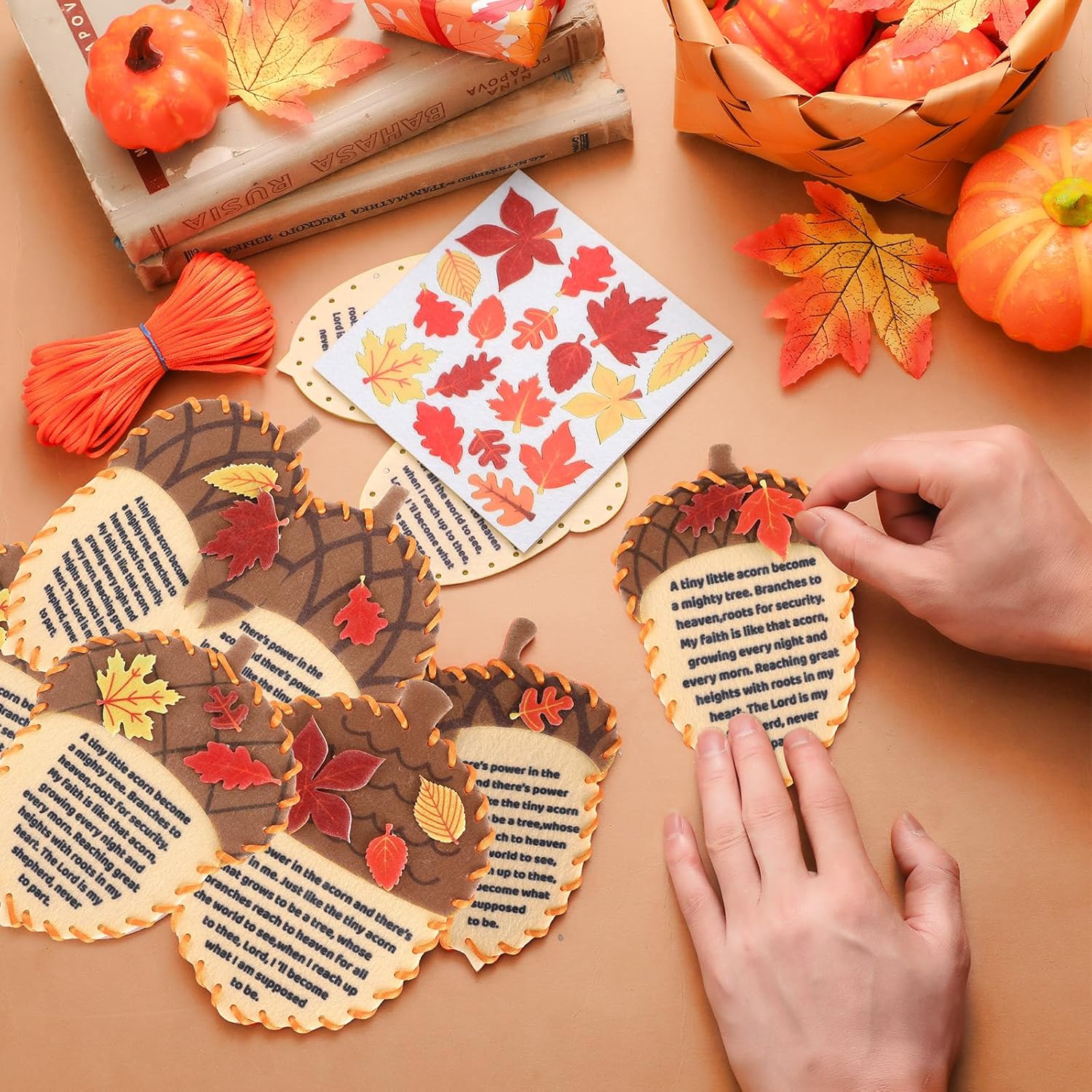 Suzile 30 juegos de manualidades escolares dominicales de otoño para niños, manualidades religiosas de Acción de Gracias, kit de manualidades de