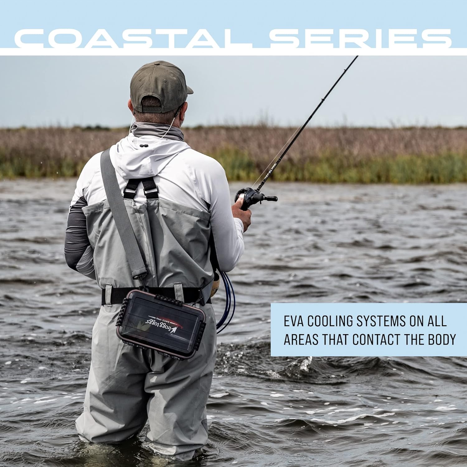 FROGG TOGGS Tidal Sling Fishing Wading Belt for Quick Tackle Access