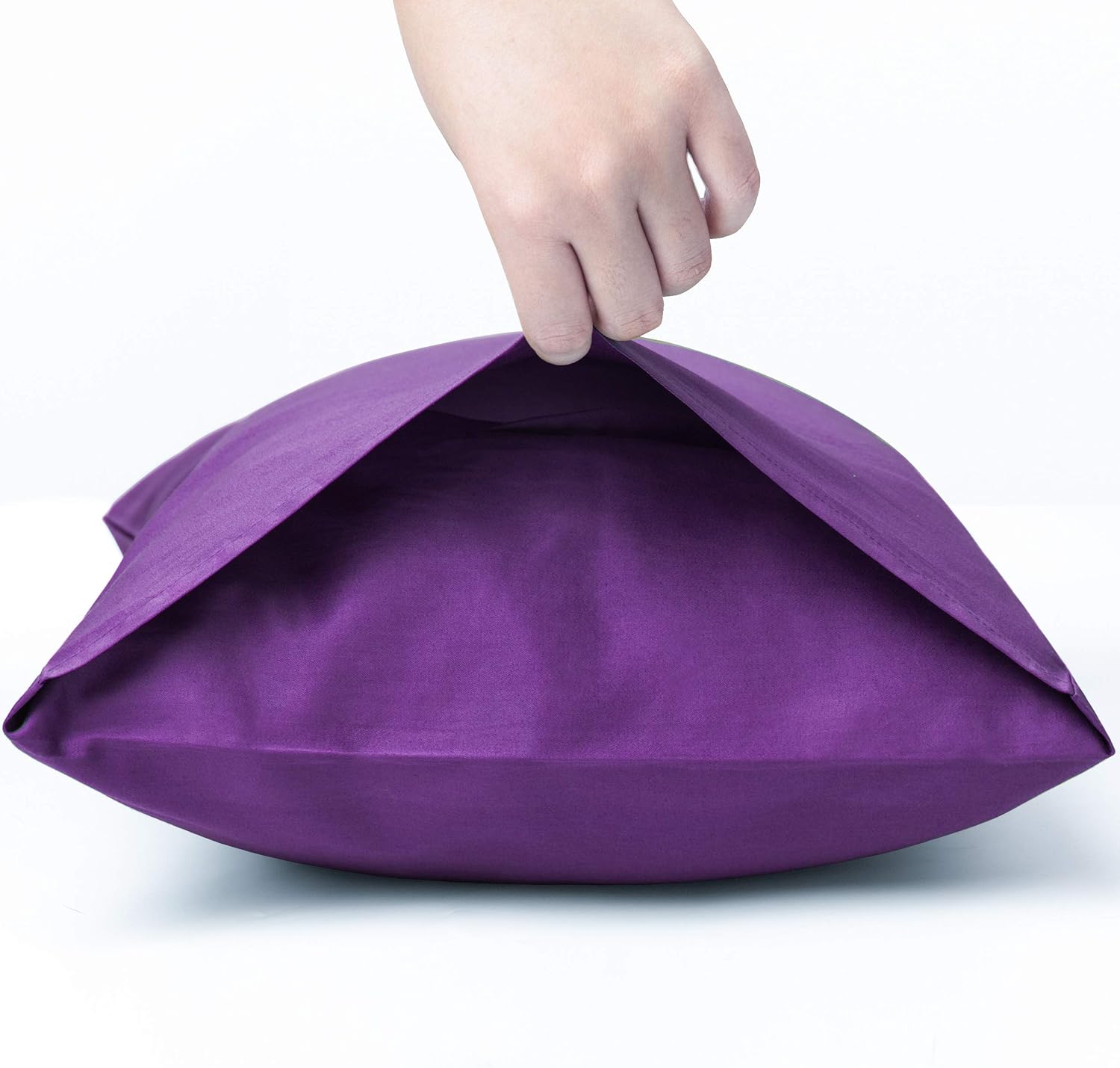 NTBAY funda de almohada de algodón, muy suave y transpirable con cierre de sobre