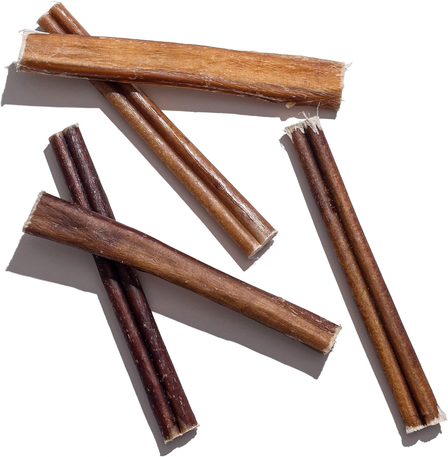 Jack&Pup Bully Sticks masticables para perros de 6 pulgadas, sin olor, un solo ingrediente, todos los palitos naturales para perros (6 onzas, 1012