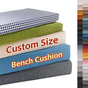 mudilun Cojines de banco personalizados para muebles de interior, cojín de banco de piano antideslizante para exterior, cojín de banco de jardín mudilun Cojines de banco personalizados para muebles de interior, cojín de banco de piano antideslizante para exterior, cojín de banco de jardín