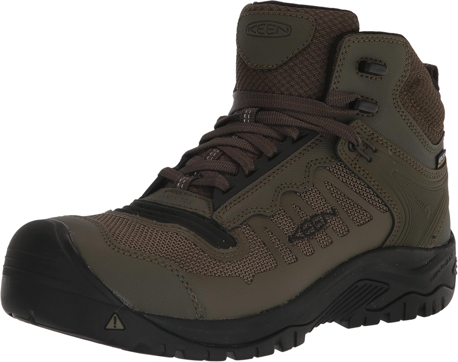 Keen Utility Reno para hombre de altura media, puntera compuesta, flexible, impermeable, atlética
