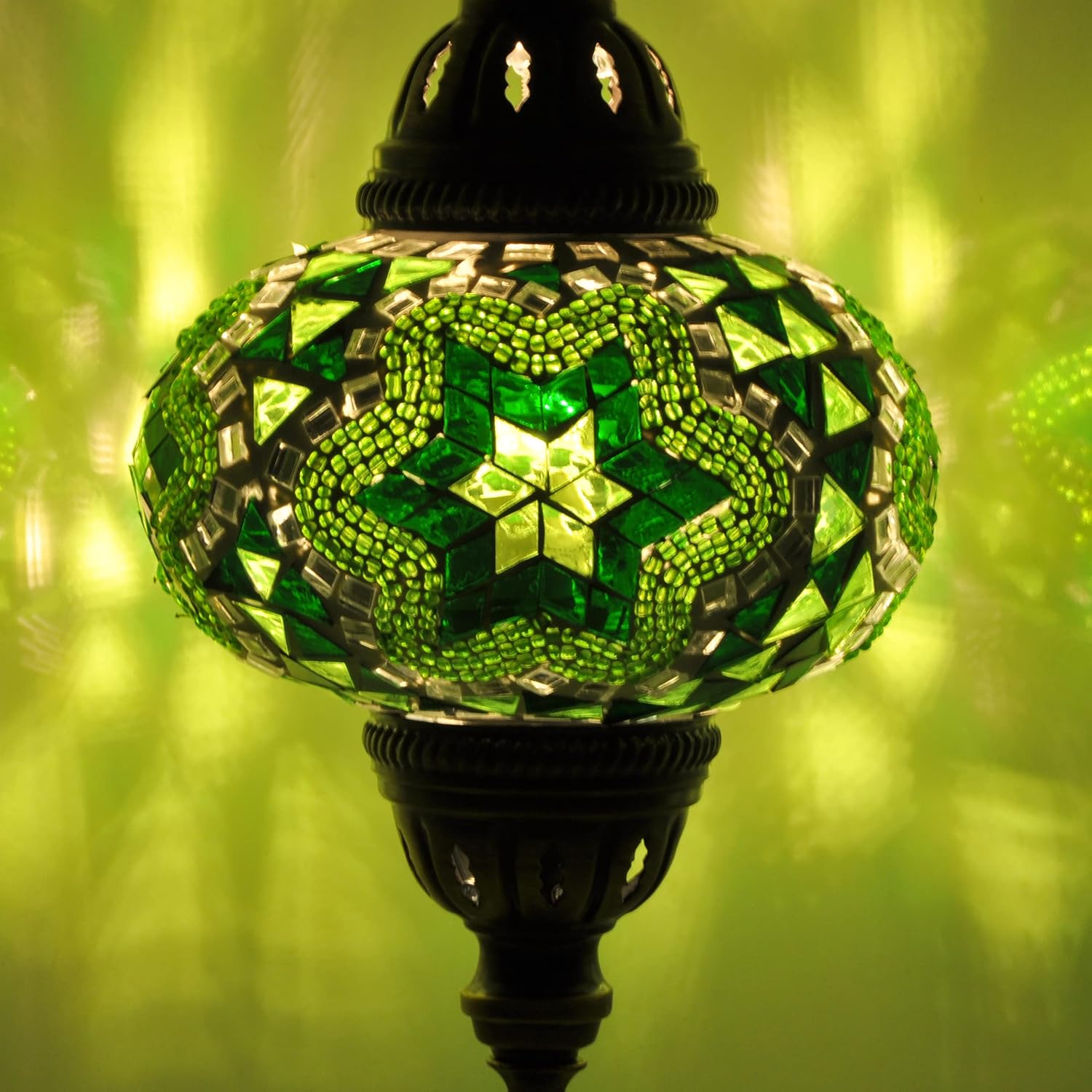 10 Variation Mosland Home Turkish Lamp Mosaic Table Lamps  Turkish Moroccan Lamp with Bronze Base  Handmade Tiffany Night Lamp  Mosaic Glass Bedside