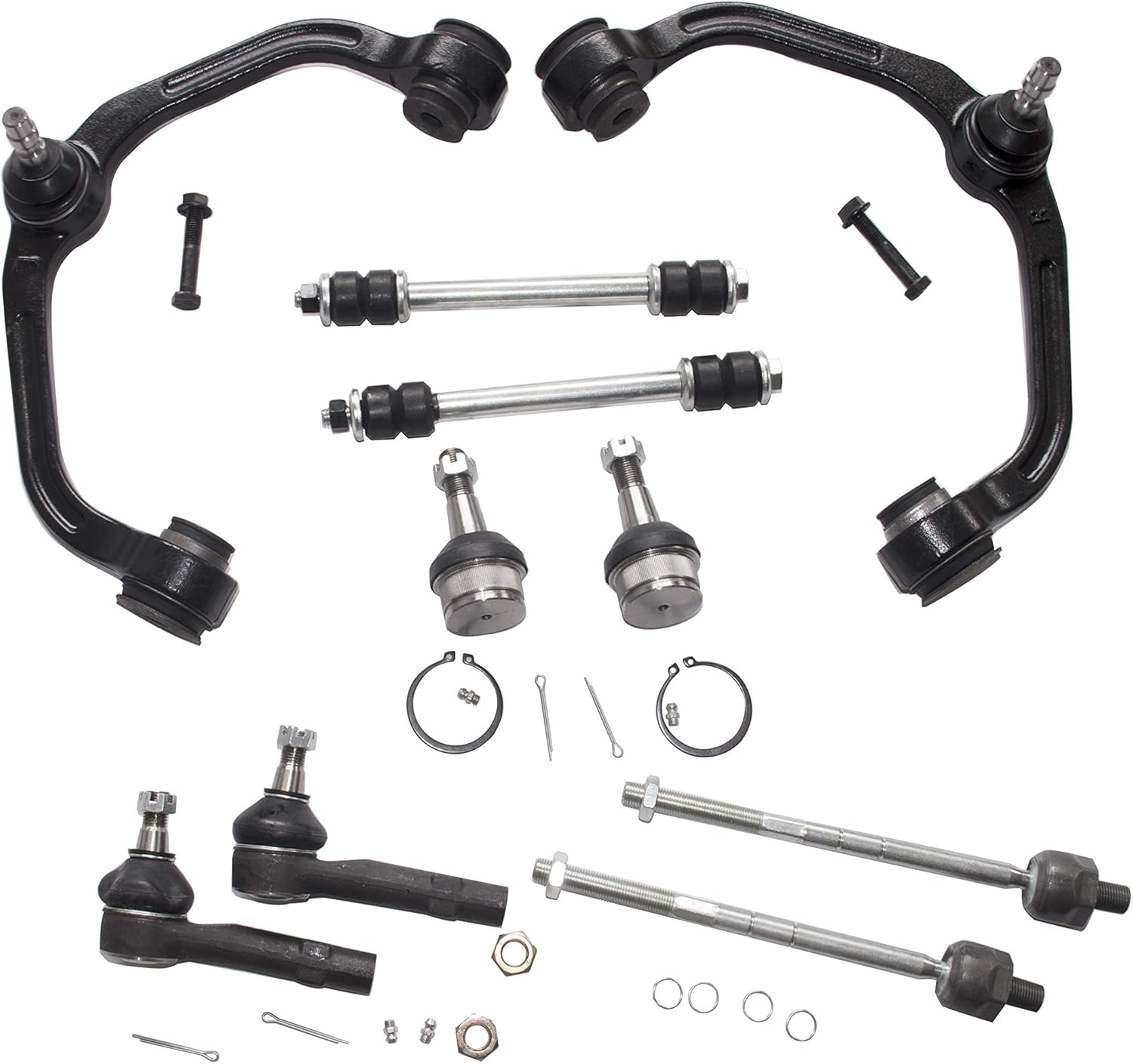 Kit de suspensión de brazo de control superior delantero de 10 piezas, compatible con Ranger 1998-2011 2001-2009 Mazda B2300 incluido, rótula+barra