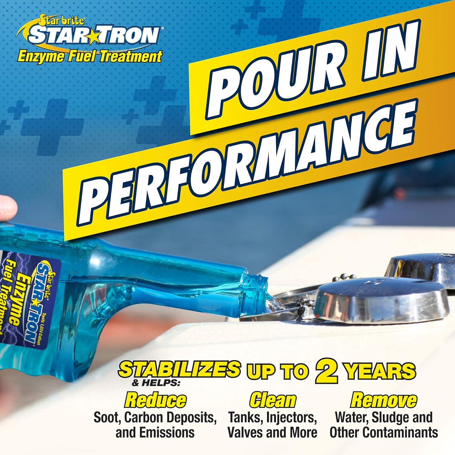 Star Tron Super Concentrated Diesel Formula – Estabiliza y rejuvenece el diesel, el biodiesel y toda la gasolina regular, 1 onza trata 32 galones