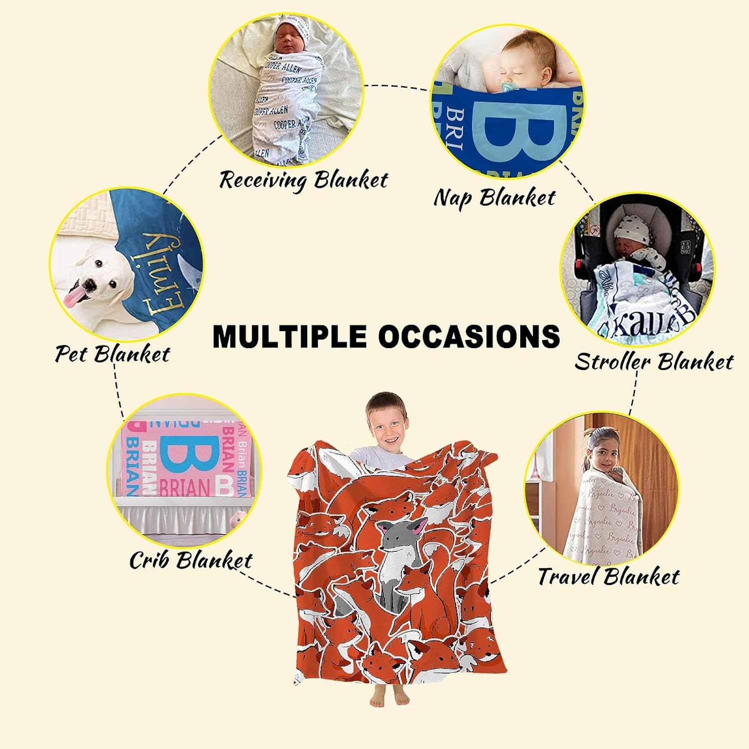 Foxes – Manta de regalo para mujeres, niños, manta de zorro gris, suave y cómoda, para amantes de los animales, regalos de zorros, mantas de franela