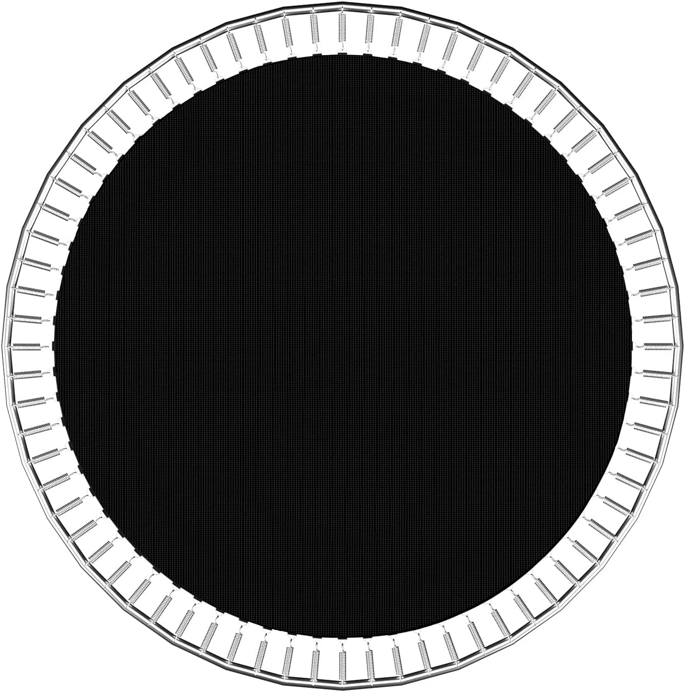 GYMAX Tapete para cama elástica, 8 pies10 pies12 pies14 pies15 pies16 pies, tapete de repuesto con anillos en V de 4254728096108 y 8 filas de