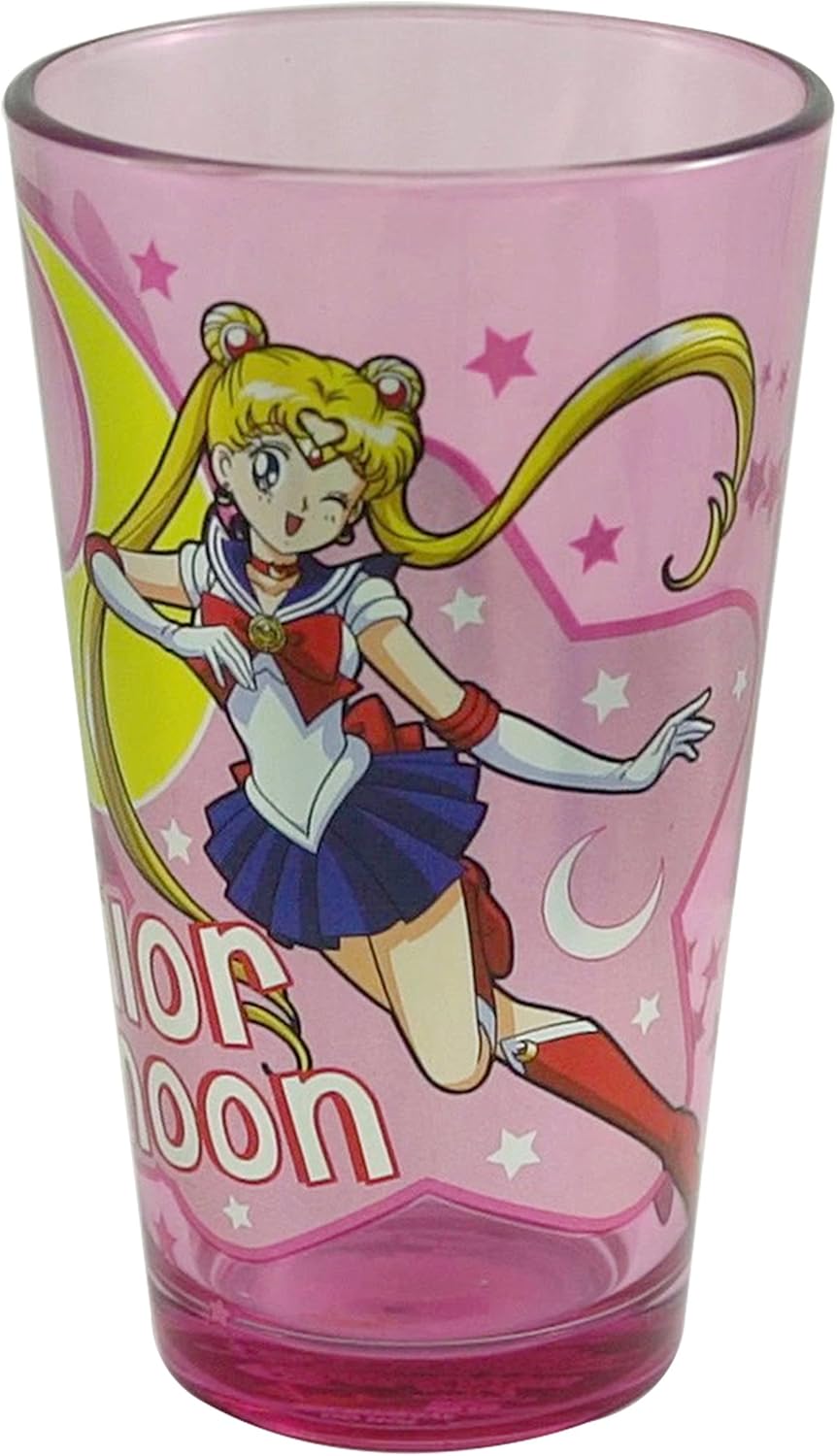 JUST FUNKY Sailor Moon Princess Halation Premium PintBeerAle, vasos de barpub, 16 onzas
