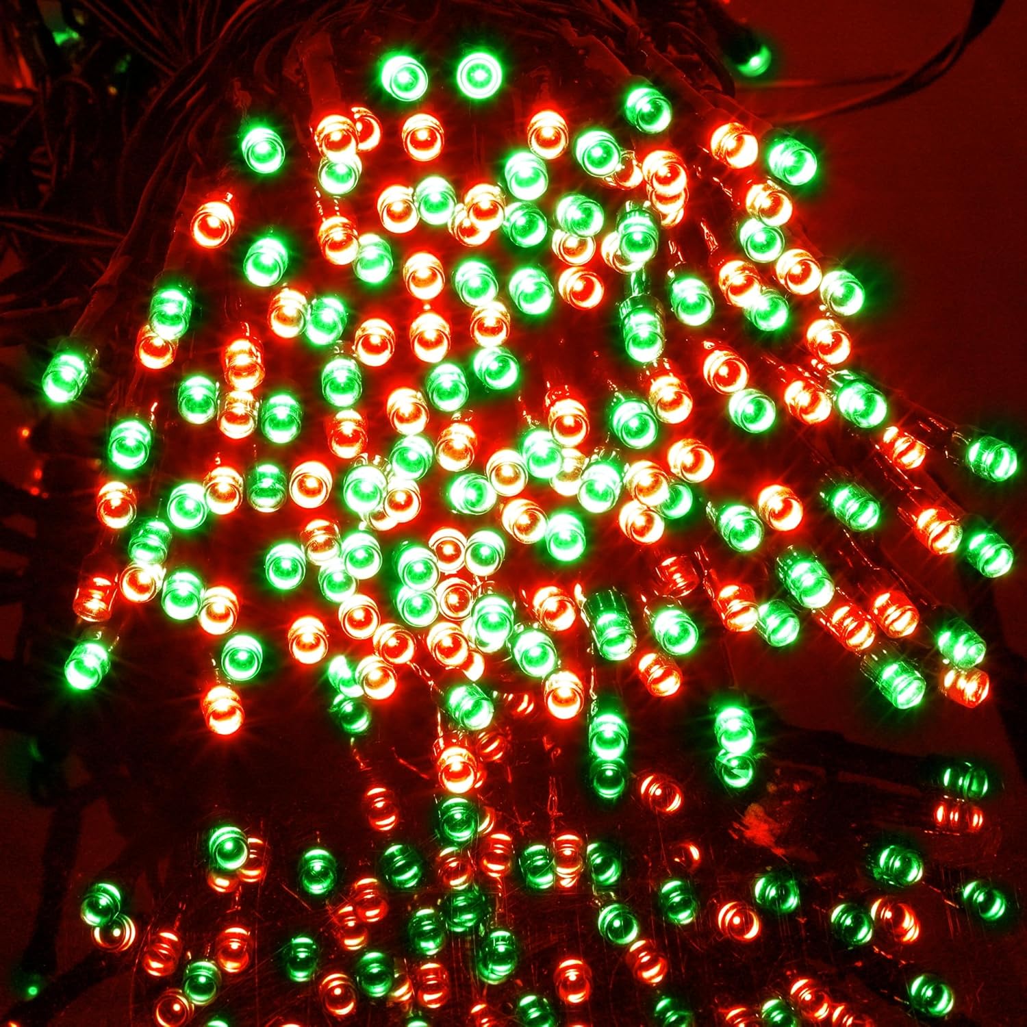 LJLNION 1000 luces LED de Navidad, extralarga de 328 pies de alambre verde de Navidad para enchufar al aire libre, control remoto y 8 modos de