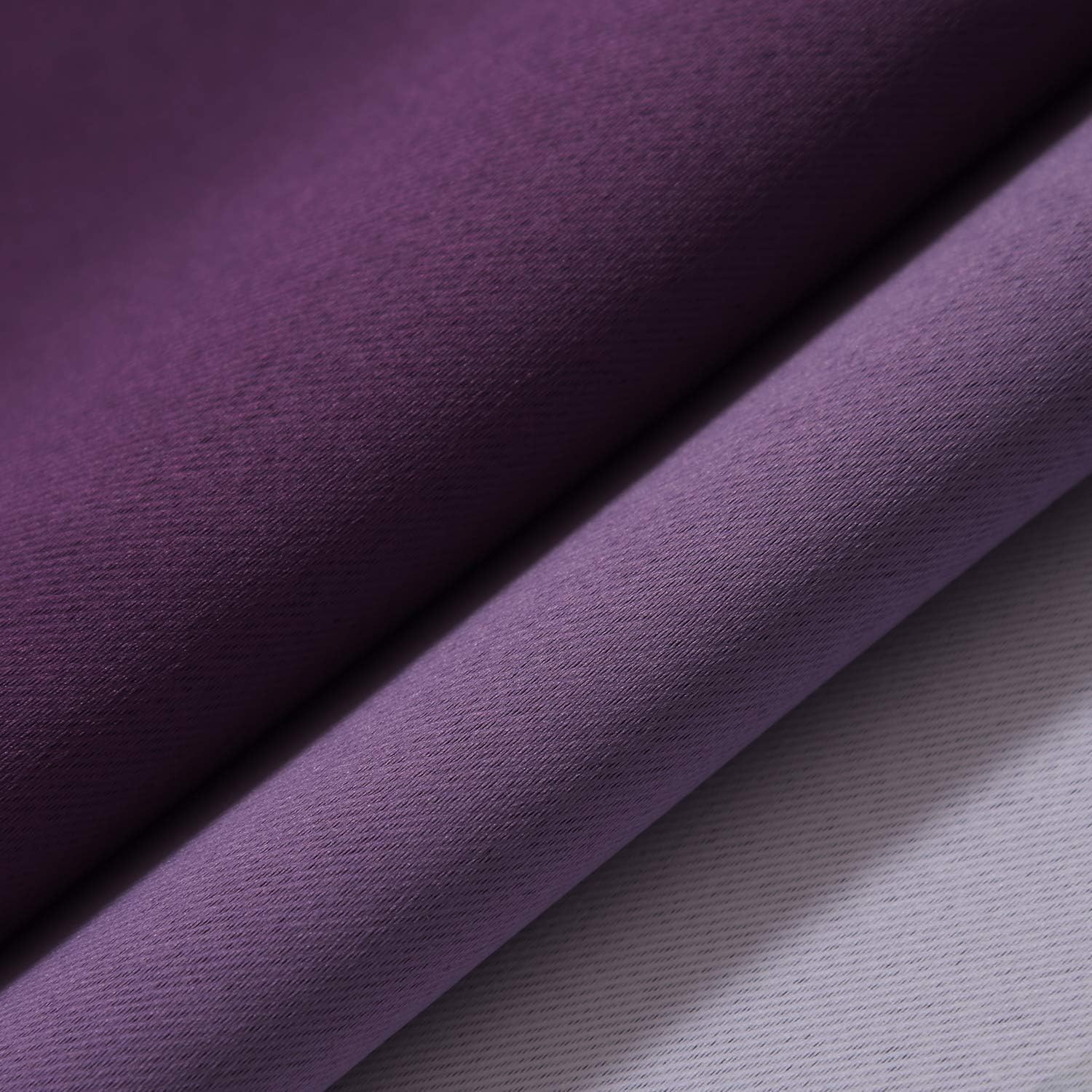 Yakamok – Cortinas blackout con color degradado, poliéster grueso, aislamiento térmico y ojales para sala y dormitorio