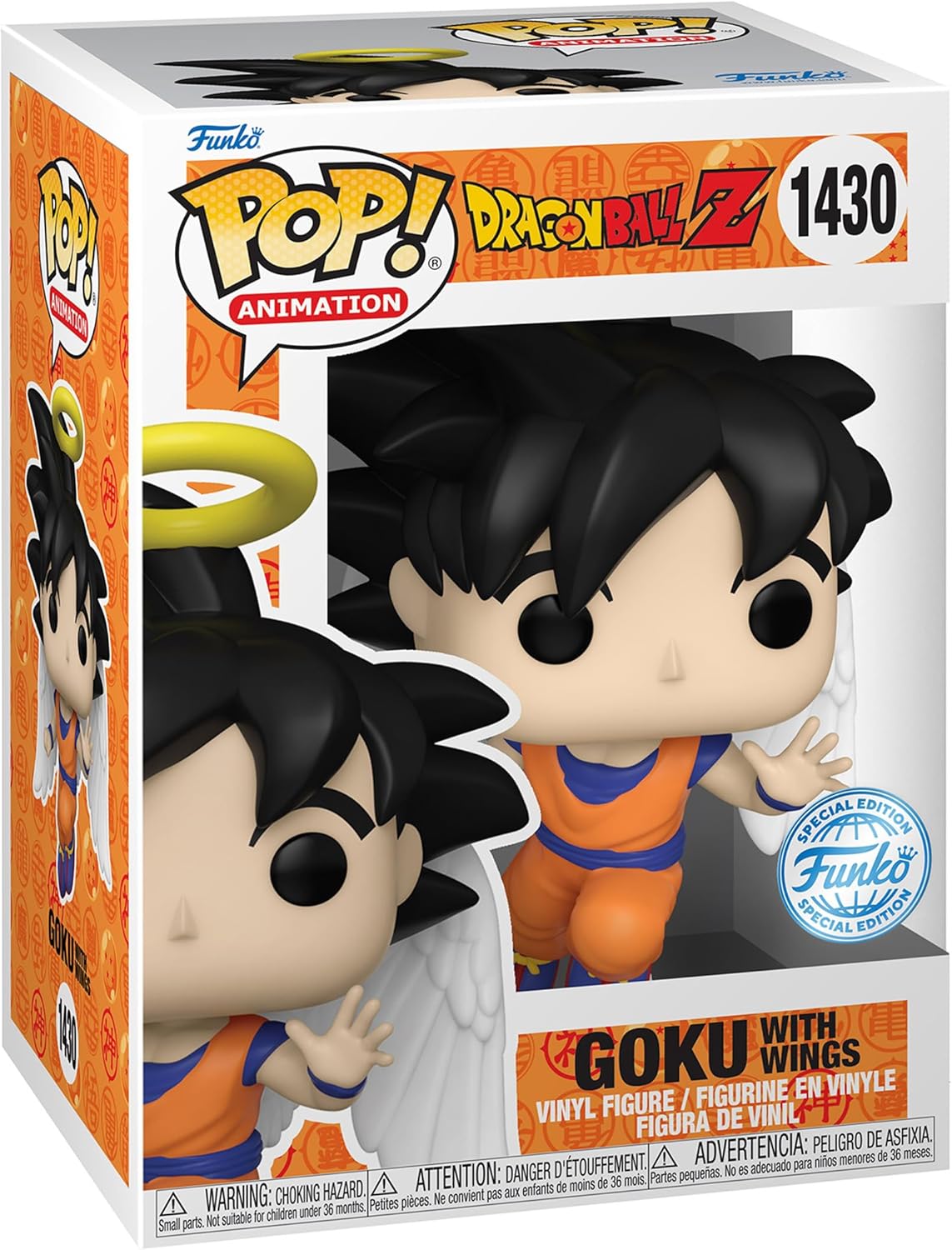Funko Animación Dragon Ball Z – Majin Buu (Super Buu) Ghost Attack & Goku con alas (Angel) Edición especial Multicolor Figuras de vinilo paquete