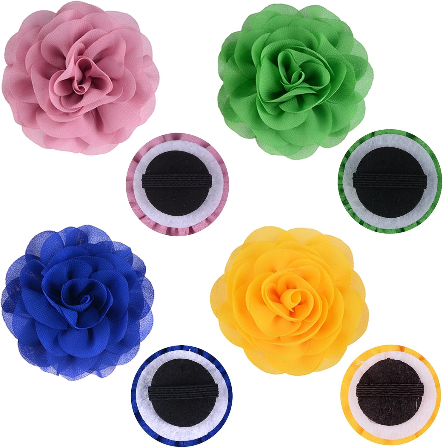 POSAPET 30 piezas de collar de perro, accesorios de flores, collar de flores para mascotas, dijes de flores para mascotas, collares de flores para