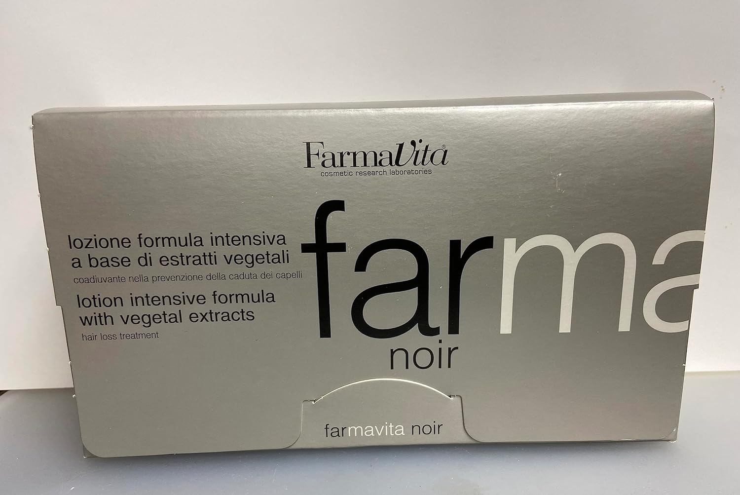 farmavita tratamiento de pérdida de cabello negro 12X8ml por FarmaVita