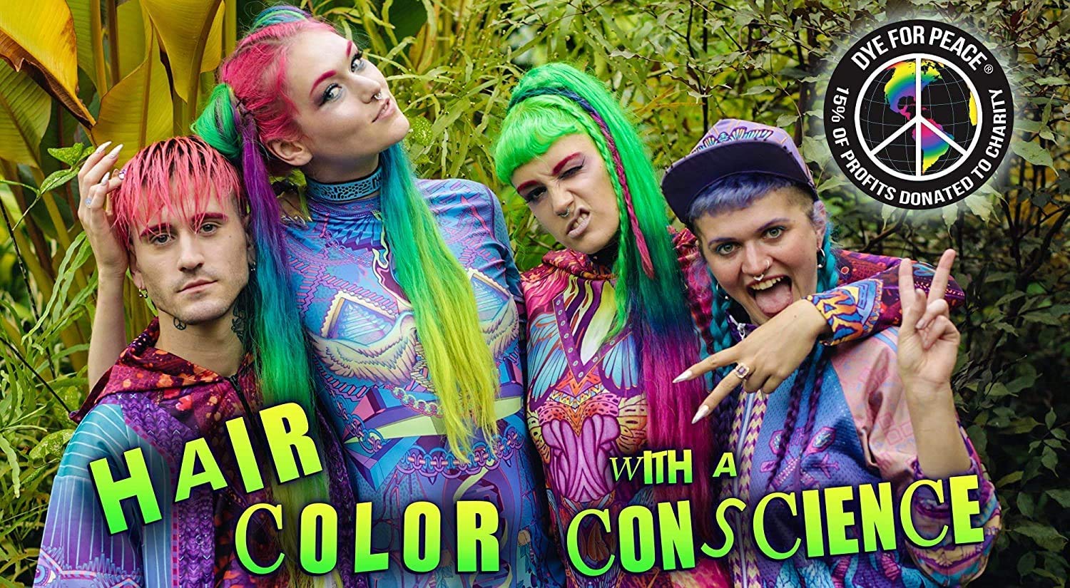MANIC PANIC Enchanted Forest – Tinte para el cabello semipermanente, amplificado, verde azulado profundo, con matices azules para cabello oscuro y