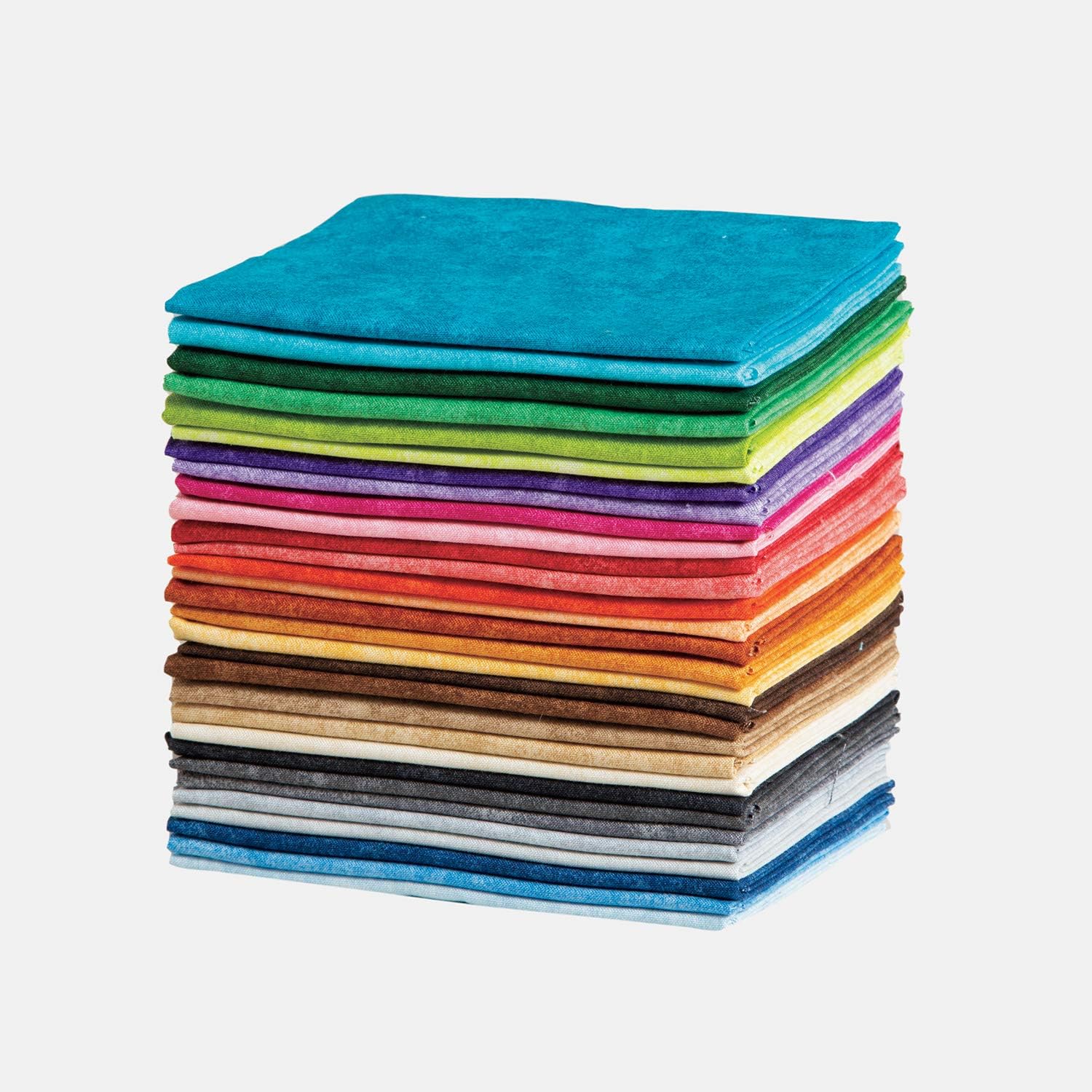 Connecting Threads Blender Collection 30 piezas de 18 x 22 pulgadas 100% algodón precortado tela de acolchado paquete Fat Quarters (Mirage Tonals)