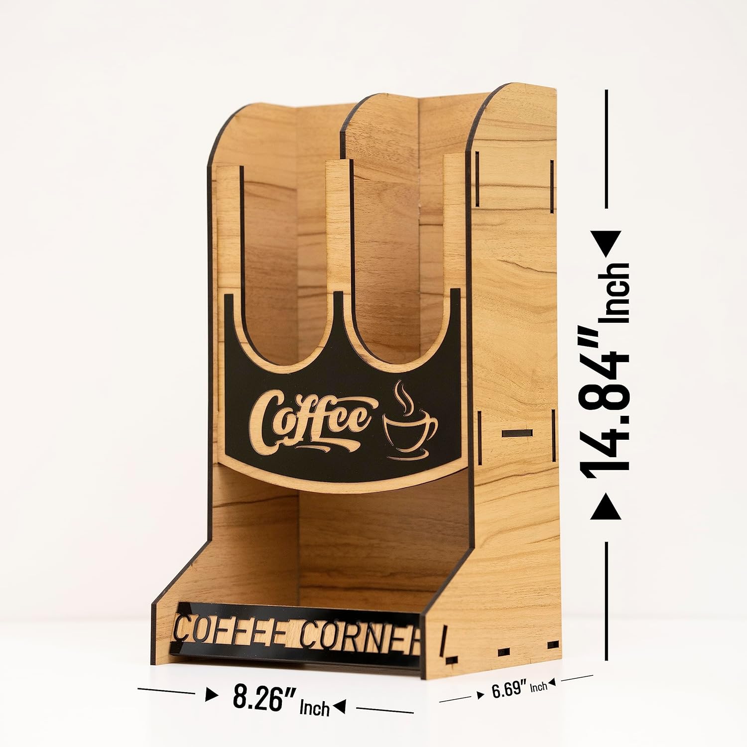 2B1G UNLIMITED Organizador de almacenamiento de café y tazas y accesorios para cápsulas de café, cesta de almacenamiento, organizador de accesorios