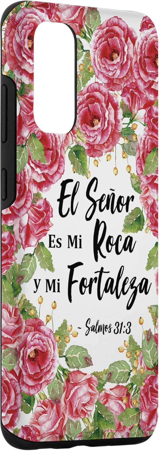Funda para Galaxy S20 Salmos El Senor Es Mi Roca Biblia Cristiana