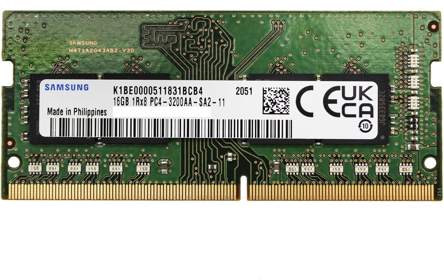 Original de fábrica de 16 GB (1 x 16 GB) compatible con Acer Laptop Notebook DDR4 3200MHz PC4-25600 SODIMM 1Rx8 CL22 1.2v Gaming Memory Module