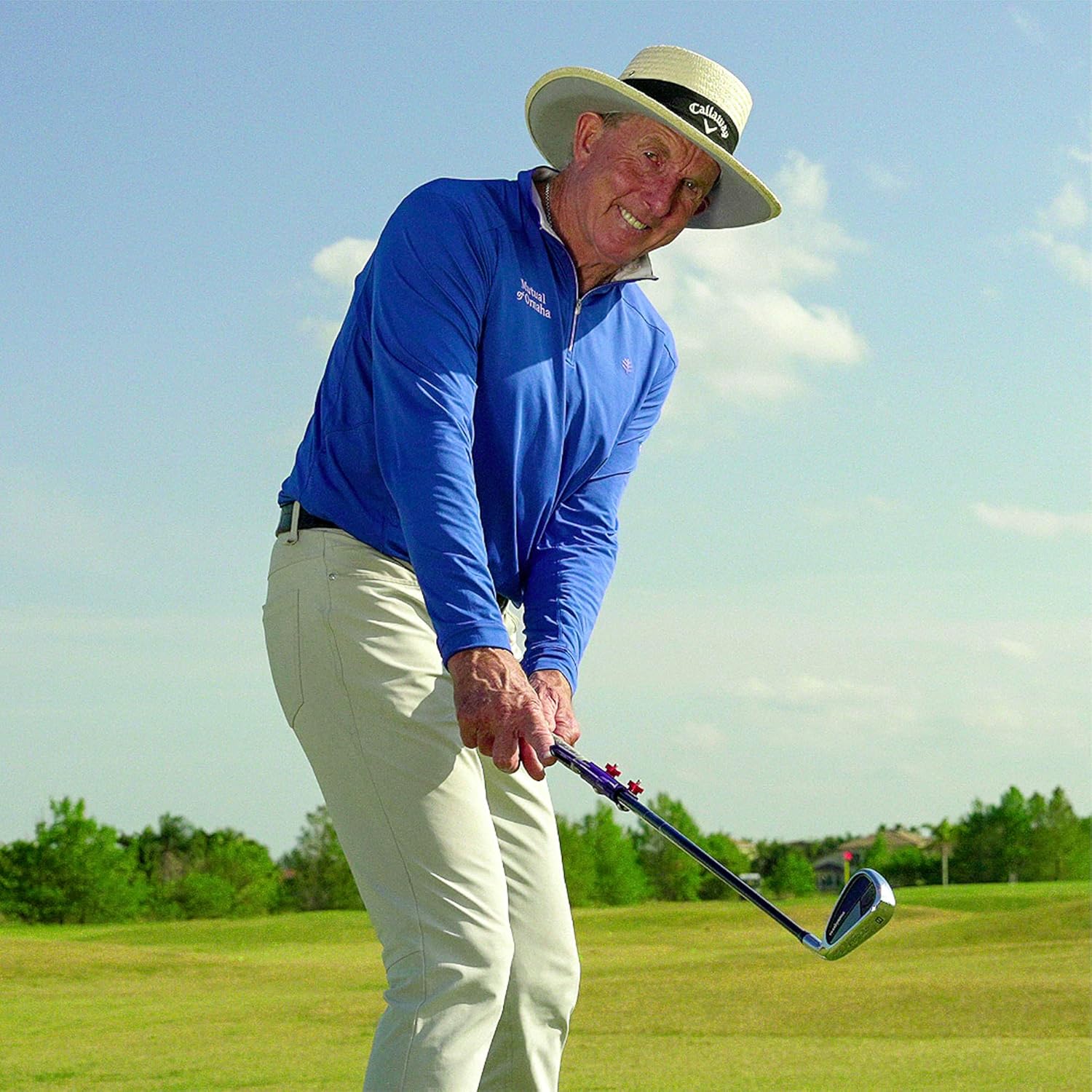 Performance Golf Entrenador de swing StraightAway – Mejora tu juego de golf I Confianza de precisión I Consistencia