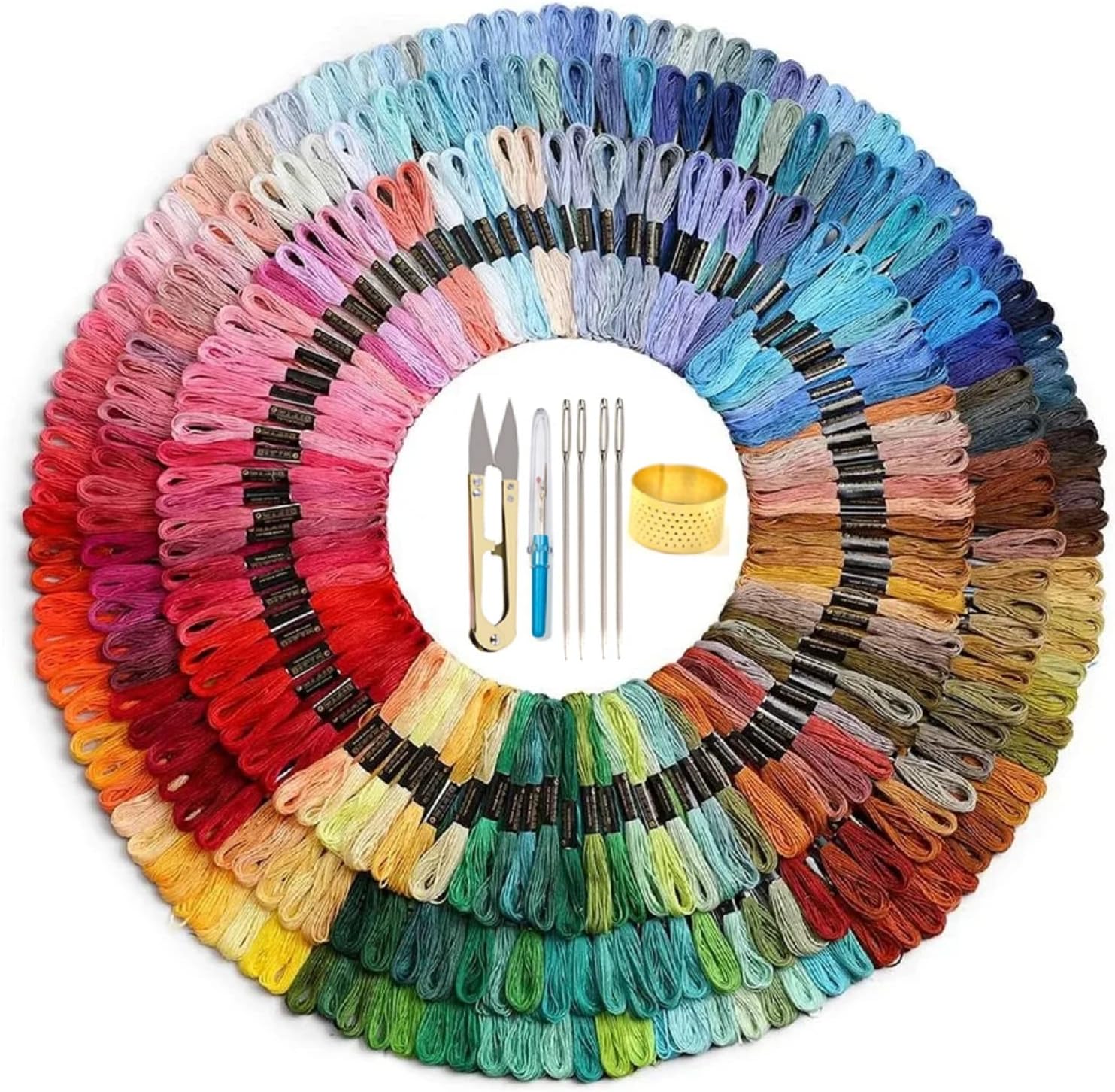 150 hilos de bordado de color arcoíris, hilo de bordar, hilos de punto de cruz, pulseras, pulseras de amistad para punto de cruz, bordado a mano,