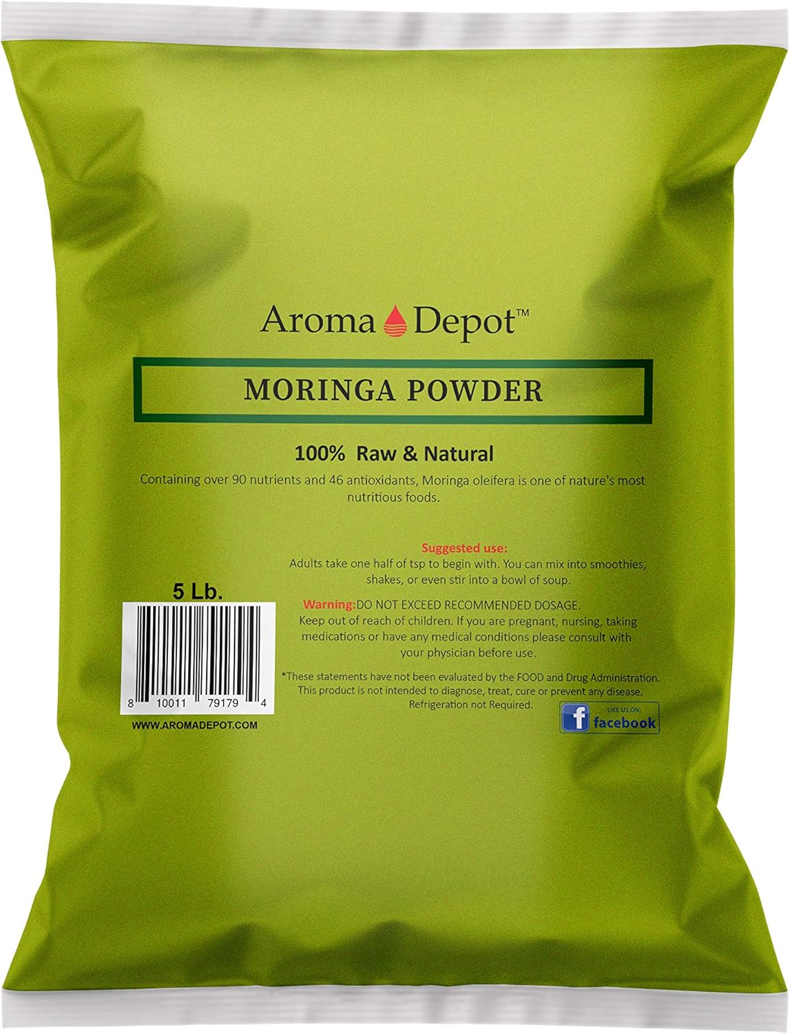 Polvo de moringa de 5 libras. Raíz (Zingiber officinale Roscoe) – Keto natural crudo, vegano, rico en vitamina C – Recomendado para usar en