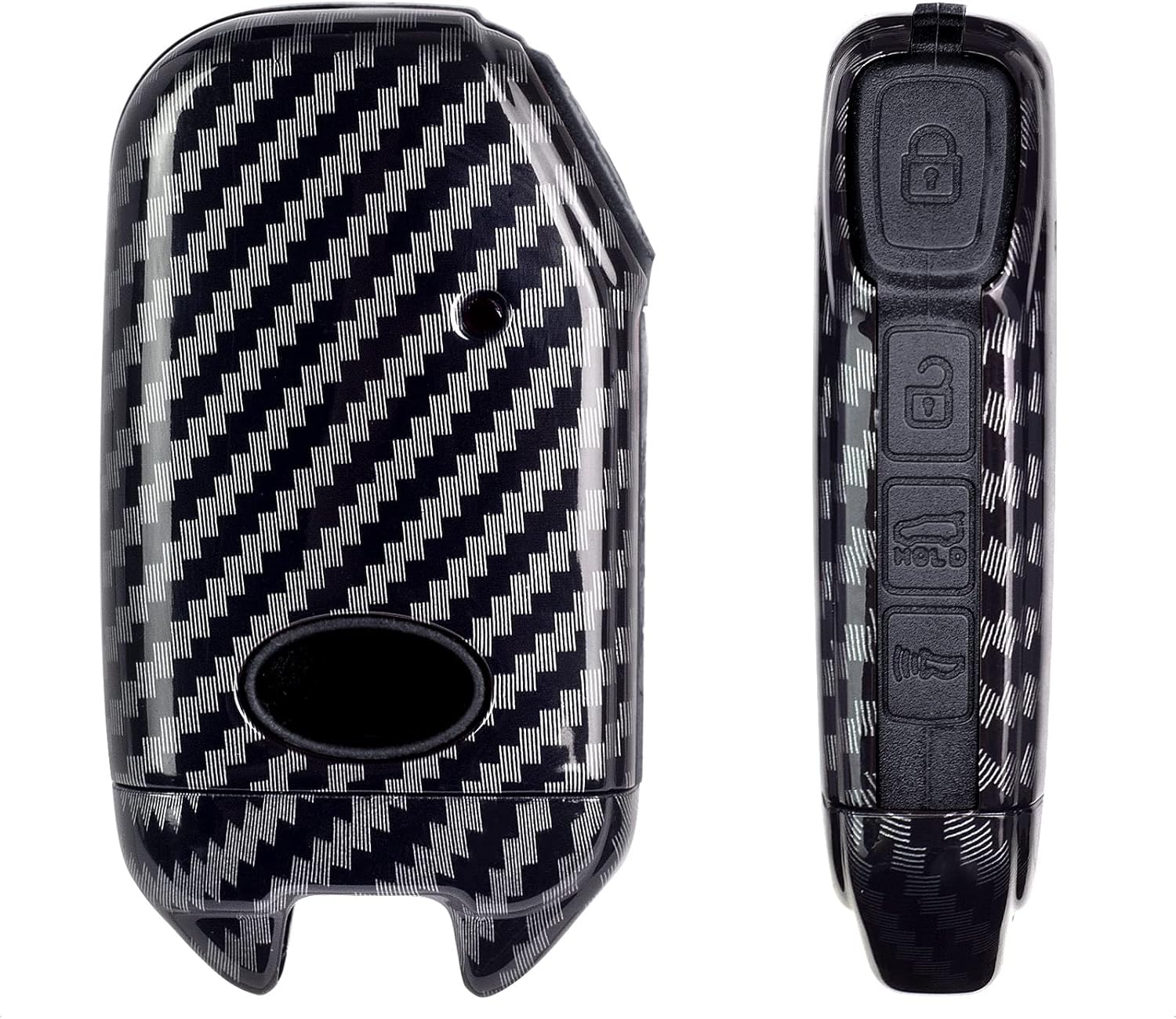 Funda inteligente para llavero compatible con KIA CEED CERATO Forte NIRO SELTOS Sorento Soul SPORTAGE Telluride Carbon Fiber Pattern Funda