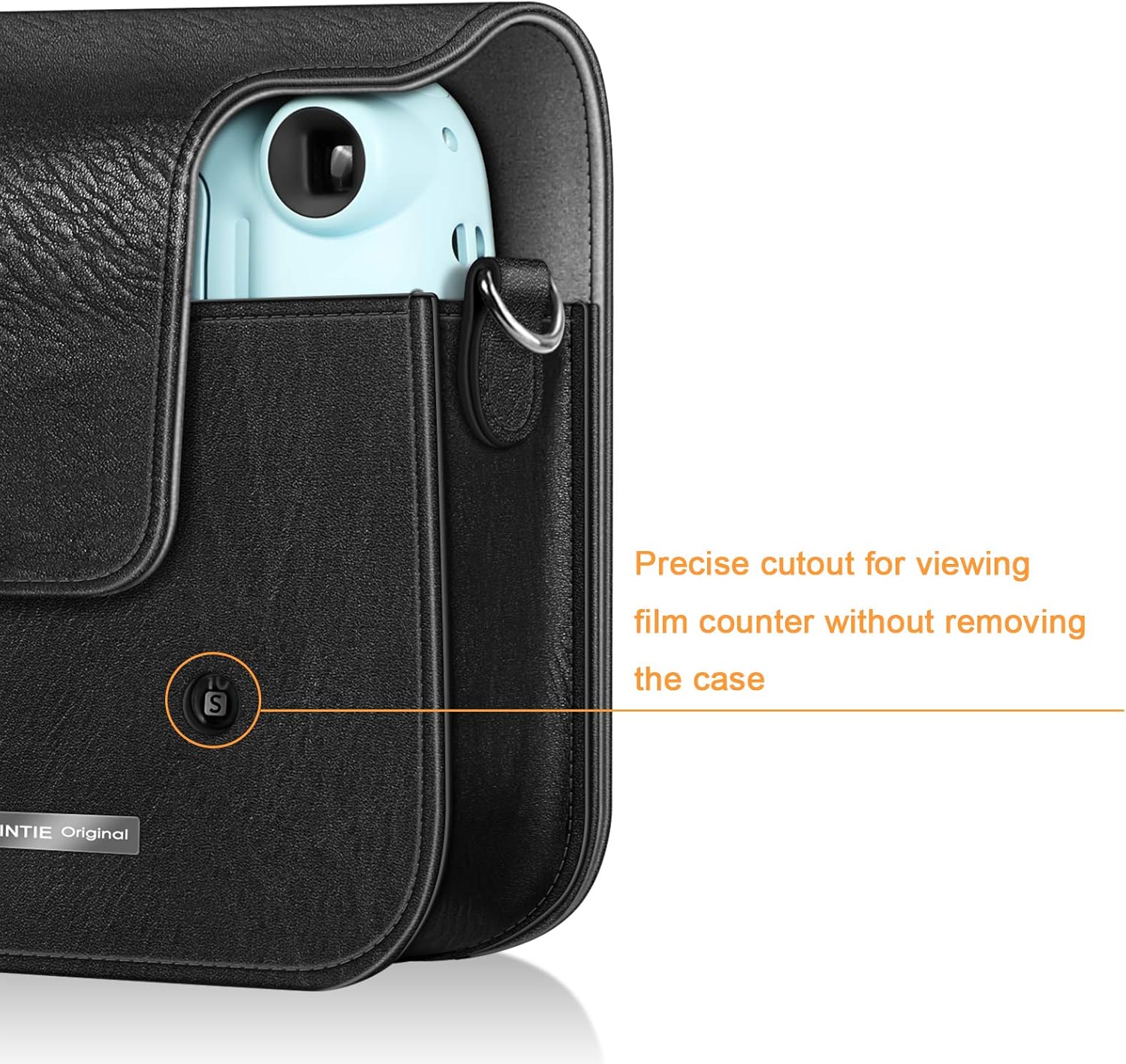 Fintie Protective Case for Fujifilm Instax Mini 11 Instant Camera – Premium Vegan Leather Bag Cover with Removable Adjustable Strap
