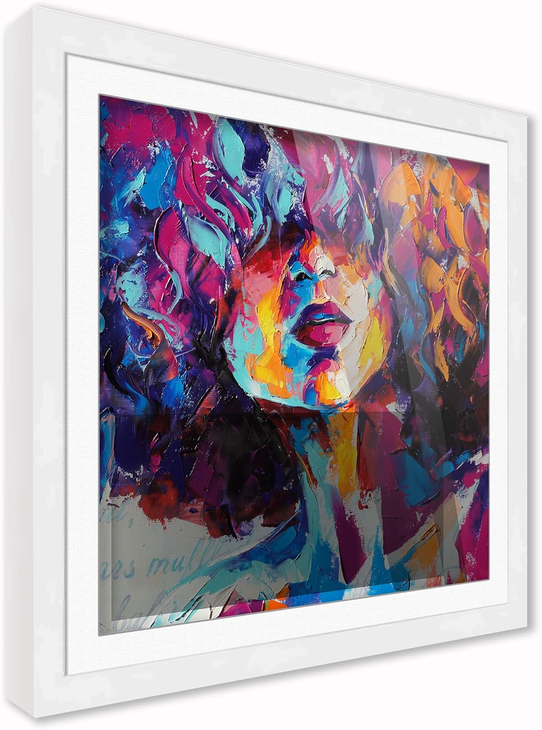 CountryArtHouse Marco blanco de 11 x 11 pulgadas con paspartú blanco  Marco de 14 x 14 pulgadas mate a 11 x 11  Incluye plexiglás acrílico UV,