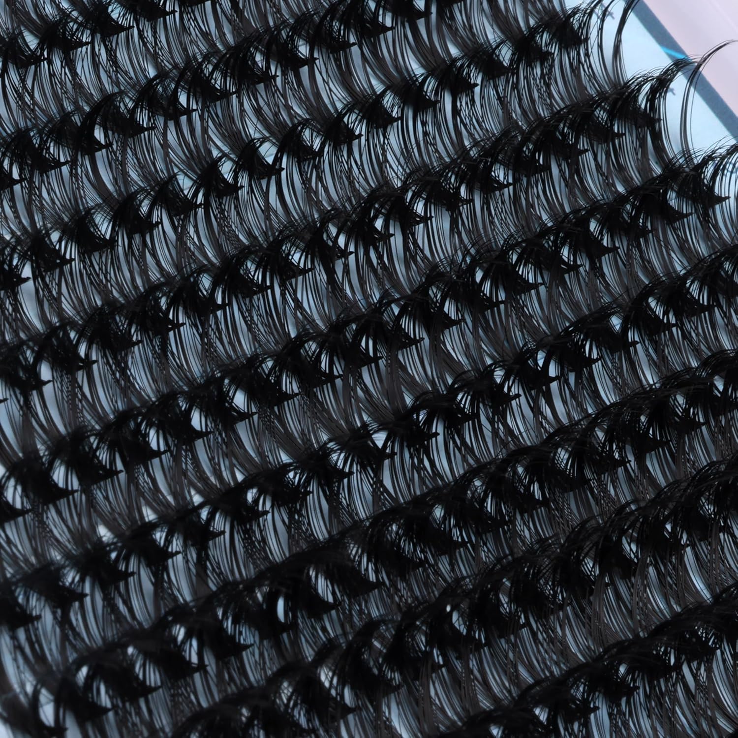 Kit de 320 extensiones de pestañas 40D Wispy D Curl extensiones de pestañas de 0.39 a 0.78 pulgadas, racimos individuales con unión y sello,