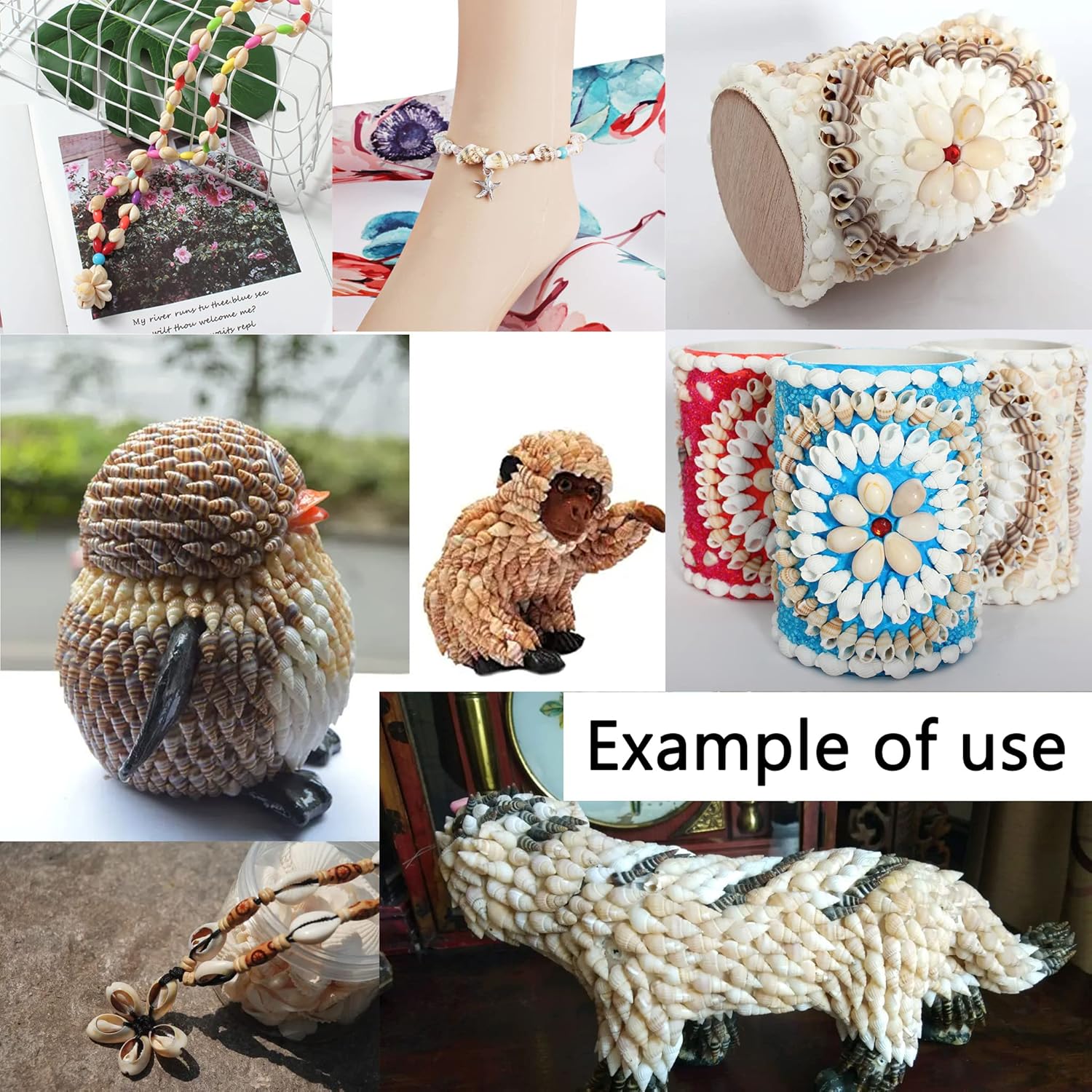 Cerca de 250 piezas de conchas en espiral de playa de concha de mar de color amarillo natural para manualidades, mini caracola, concha de mar para