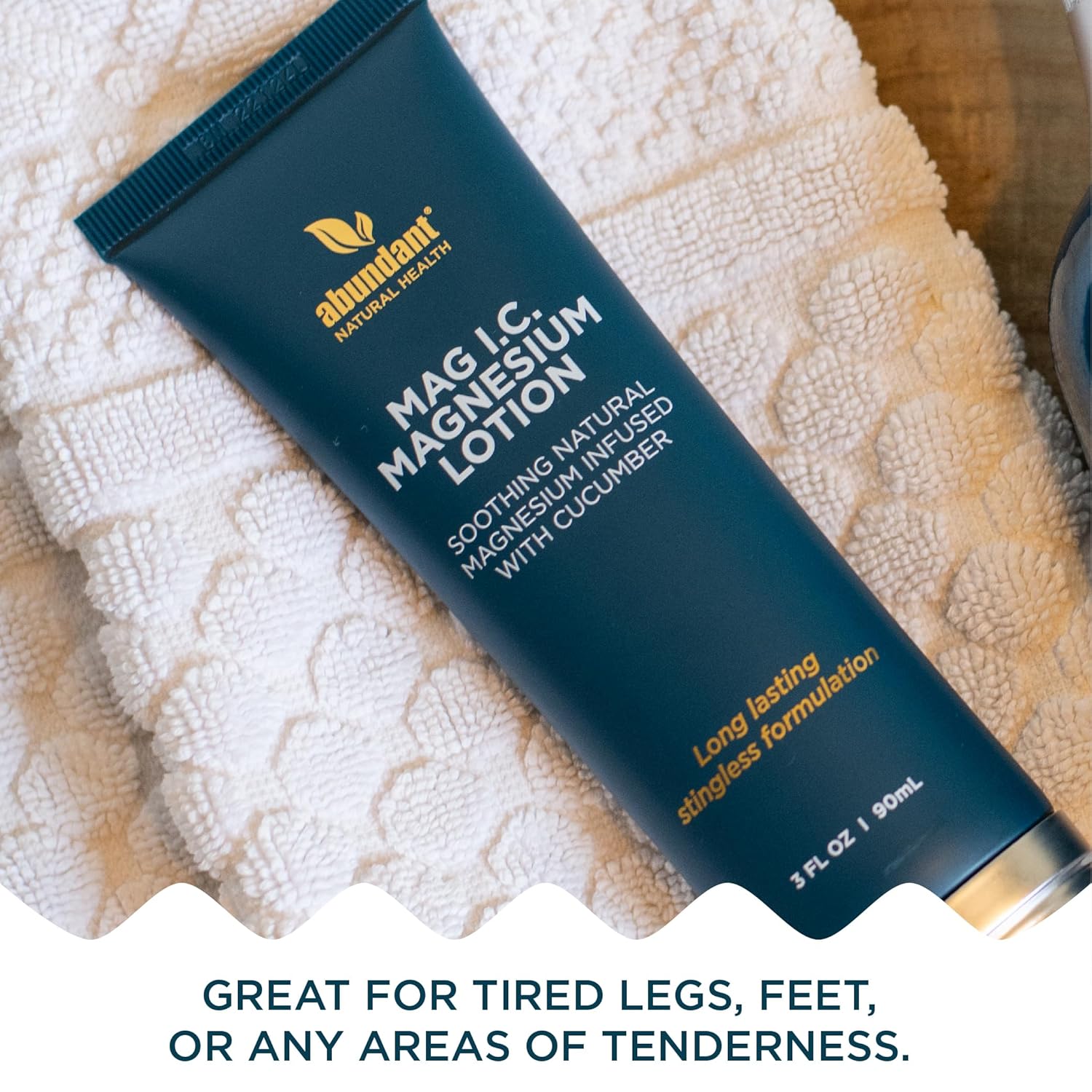 MAG I.C. Loción Loción de magnesio 100% natural para un alivio eficaz, magnesio tópico, perfecta para refrescar y calmar la piel. Exfolia suavemente