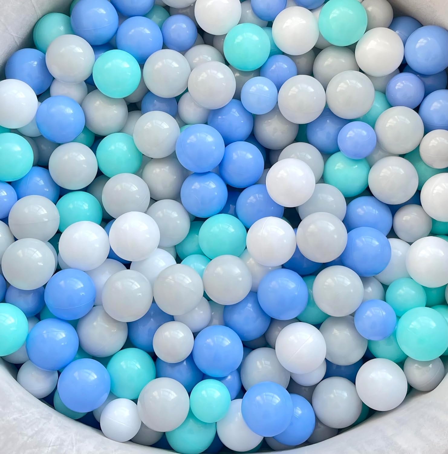 Pelotas de plástico para jugar con forma de estrella para corralito de pelotas, sin BPA, a prueba de aplastamiento, túneles para perros y mascotas,